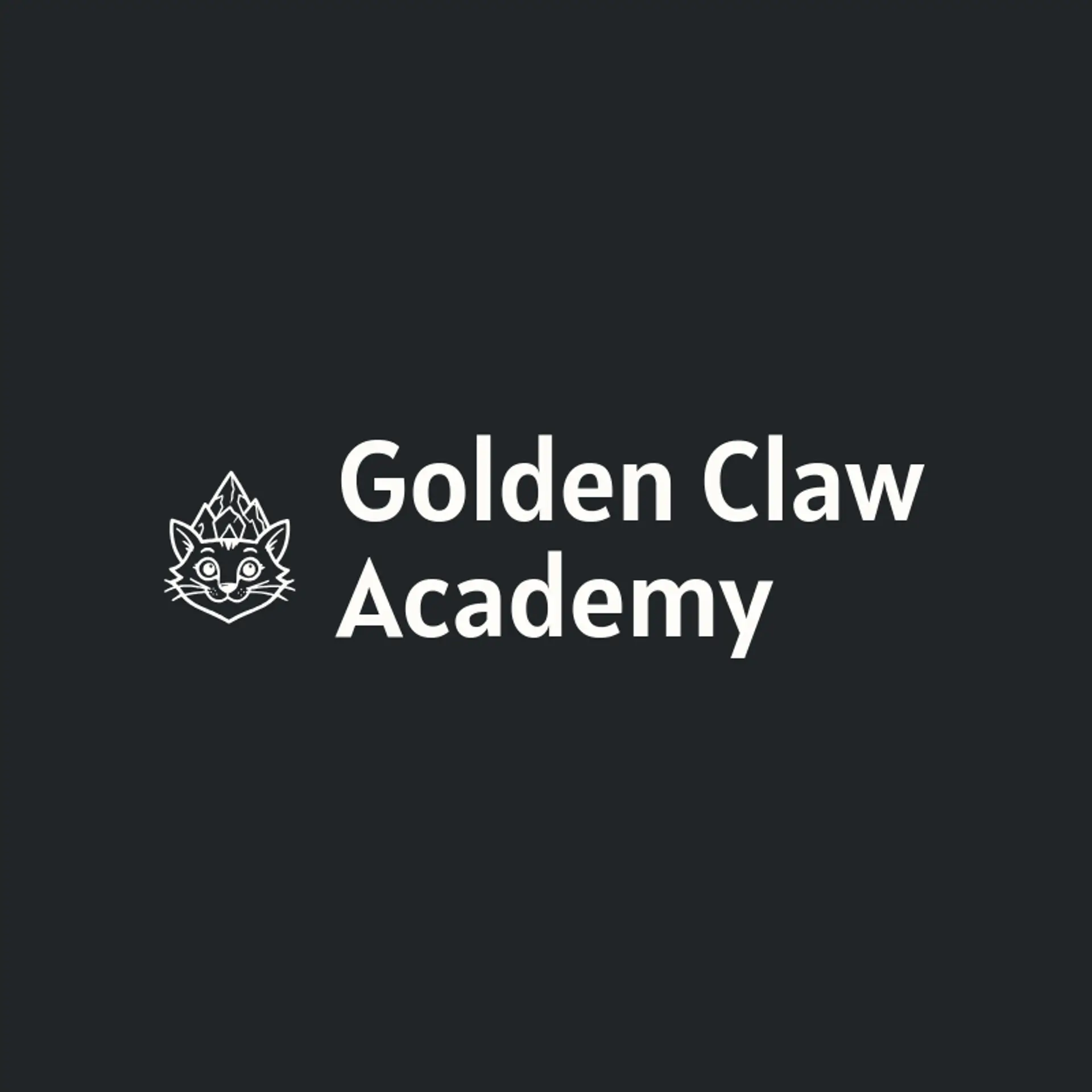 Golden Claw Academy logo for wildcat