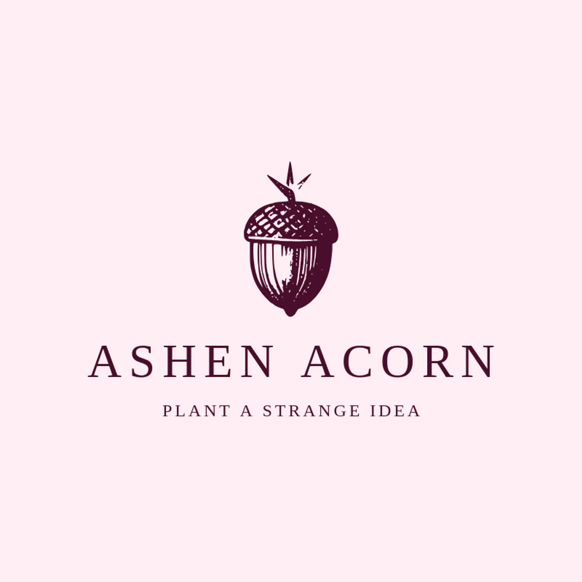 Ashen Acorn logo for evil