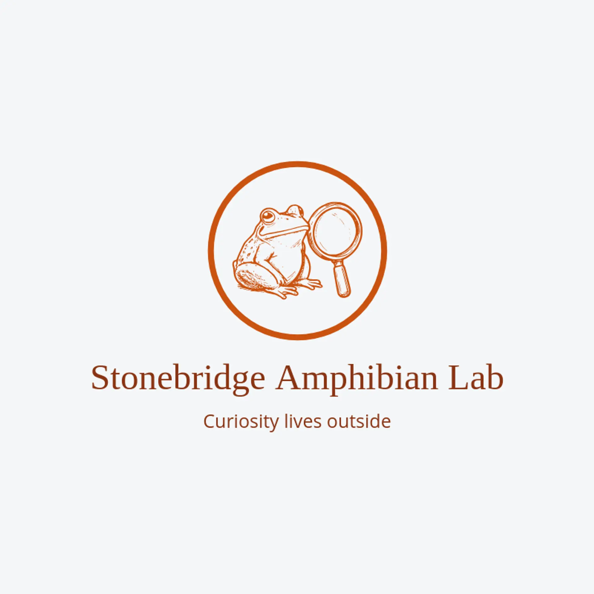 Stonebridge Amphibian Lab logo for toad