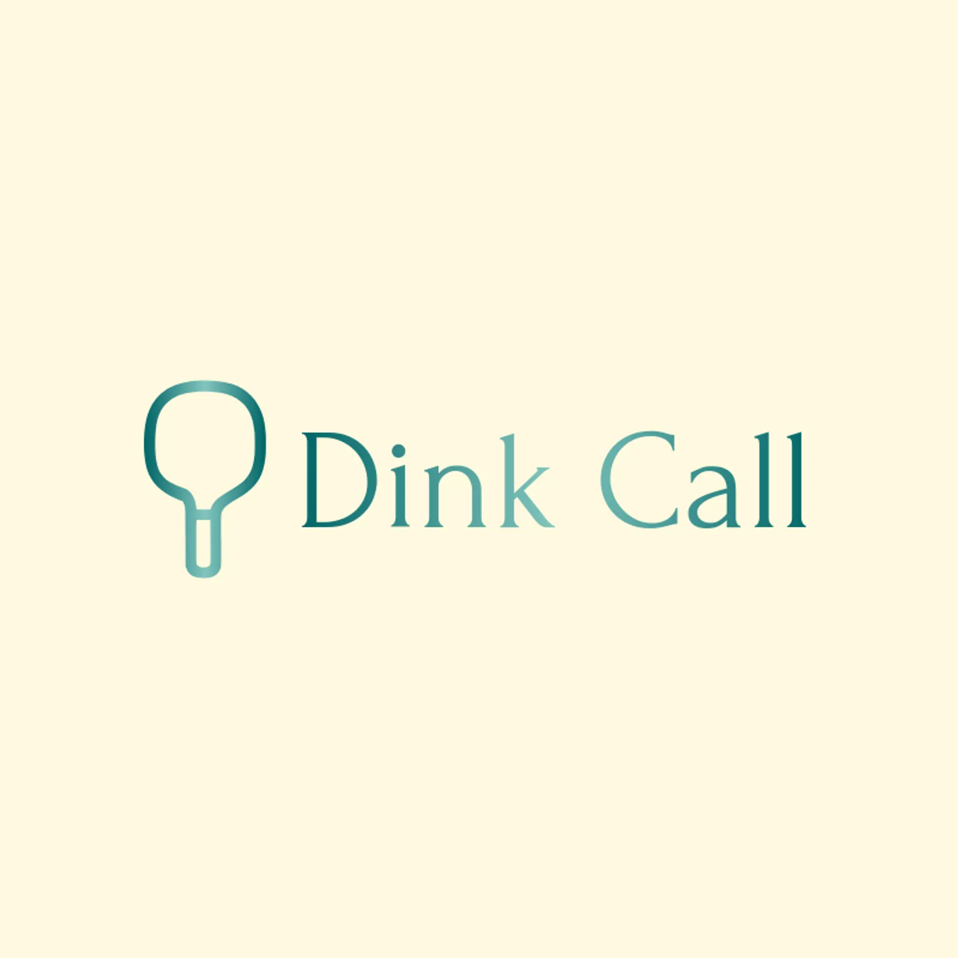 Dink Call logo for pickleball