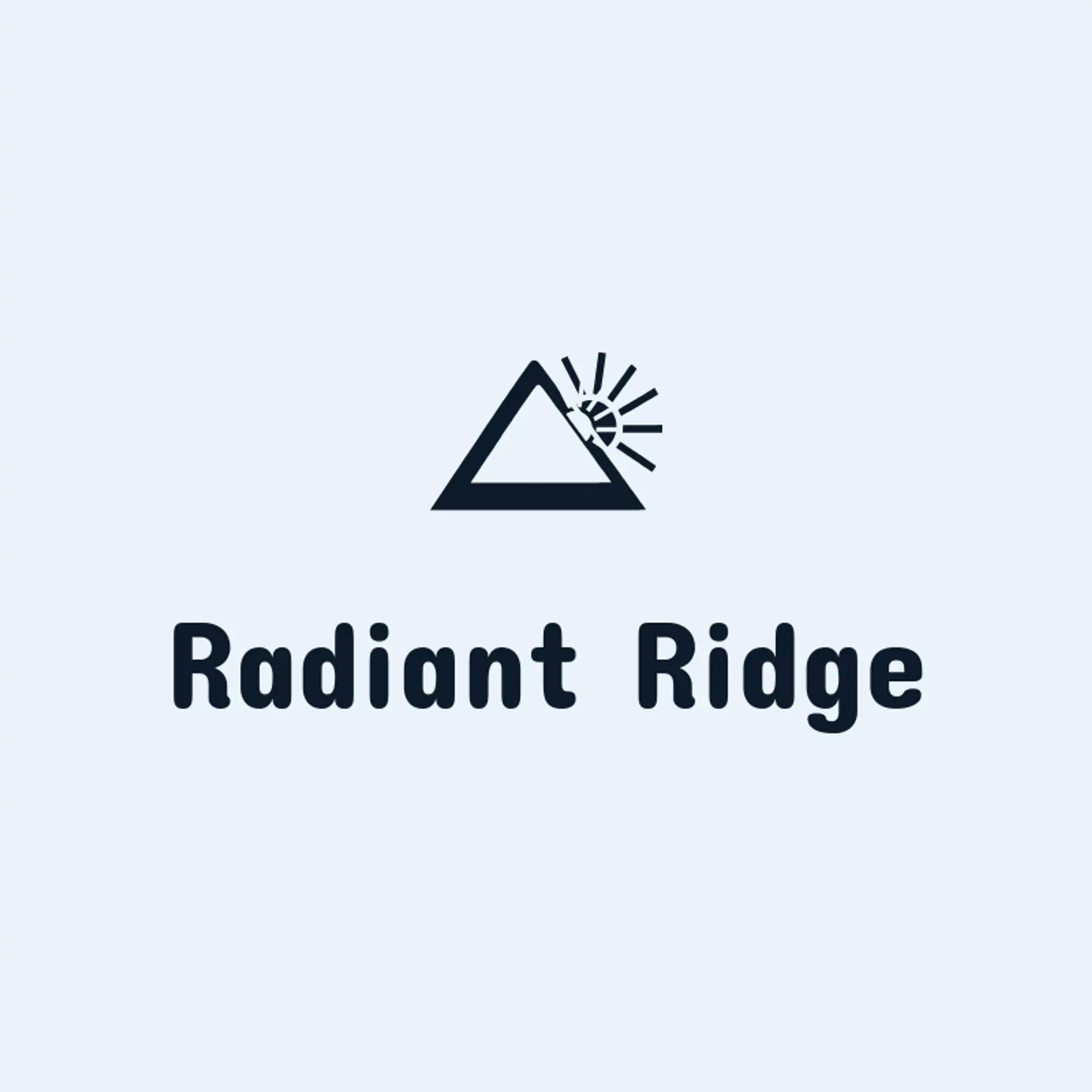 Radiant Ridge logo for solar