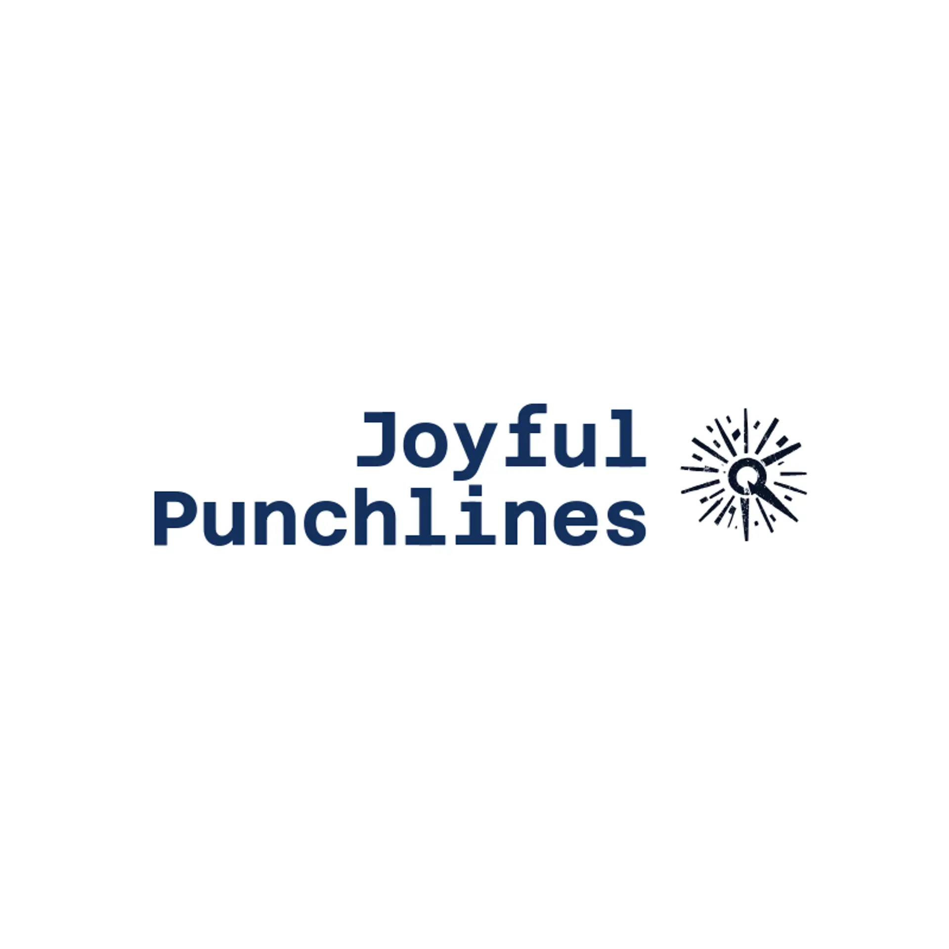 Joyful Punchlines logo for comedy