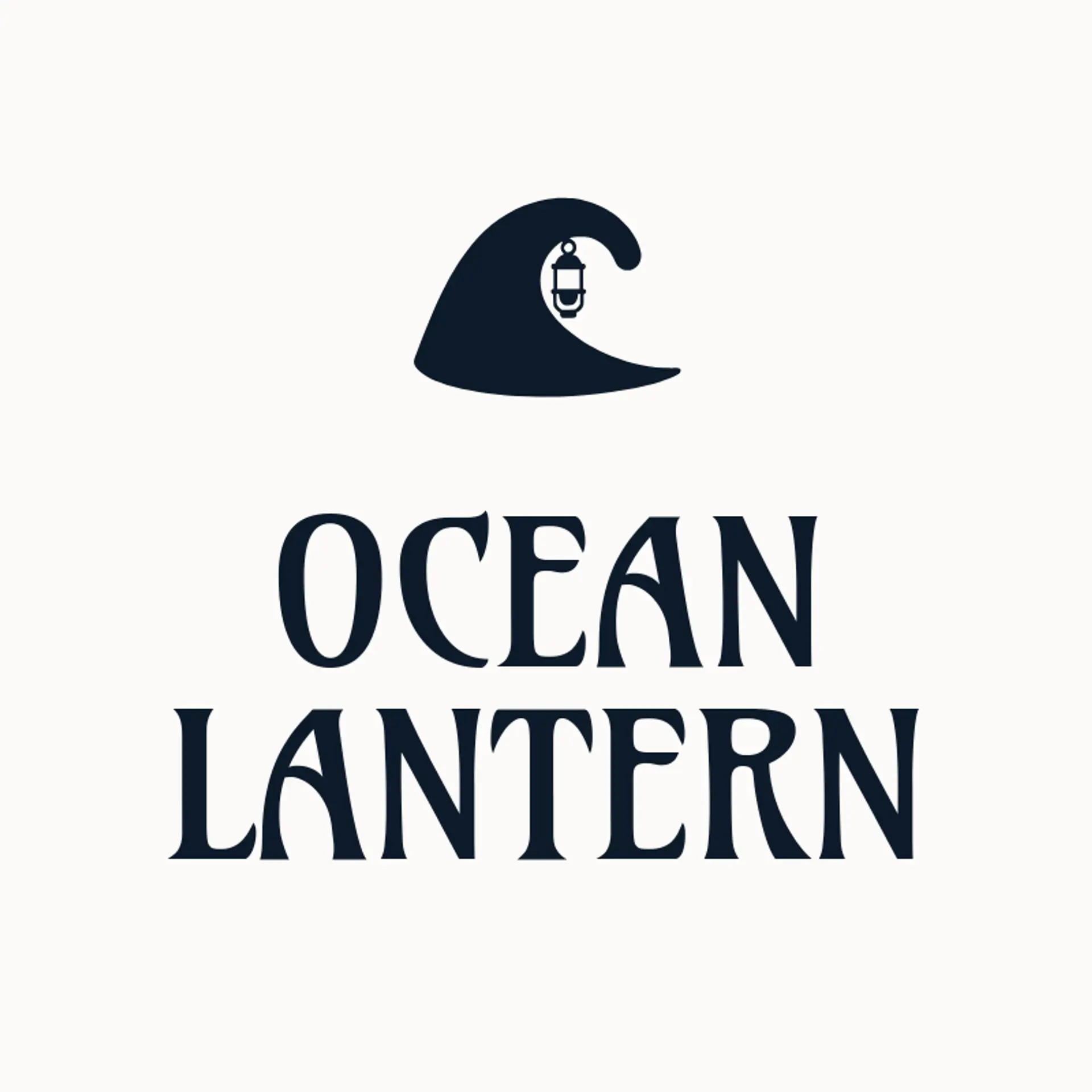 Ocean Lantern logo for wave