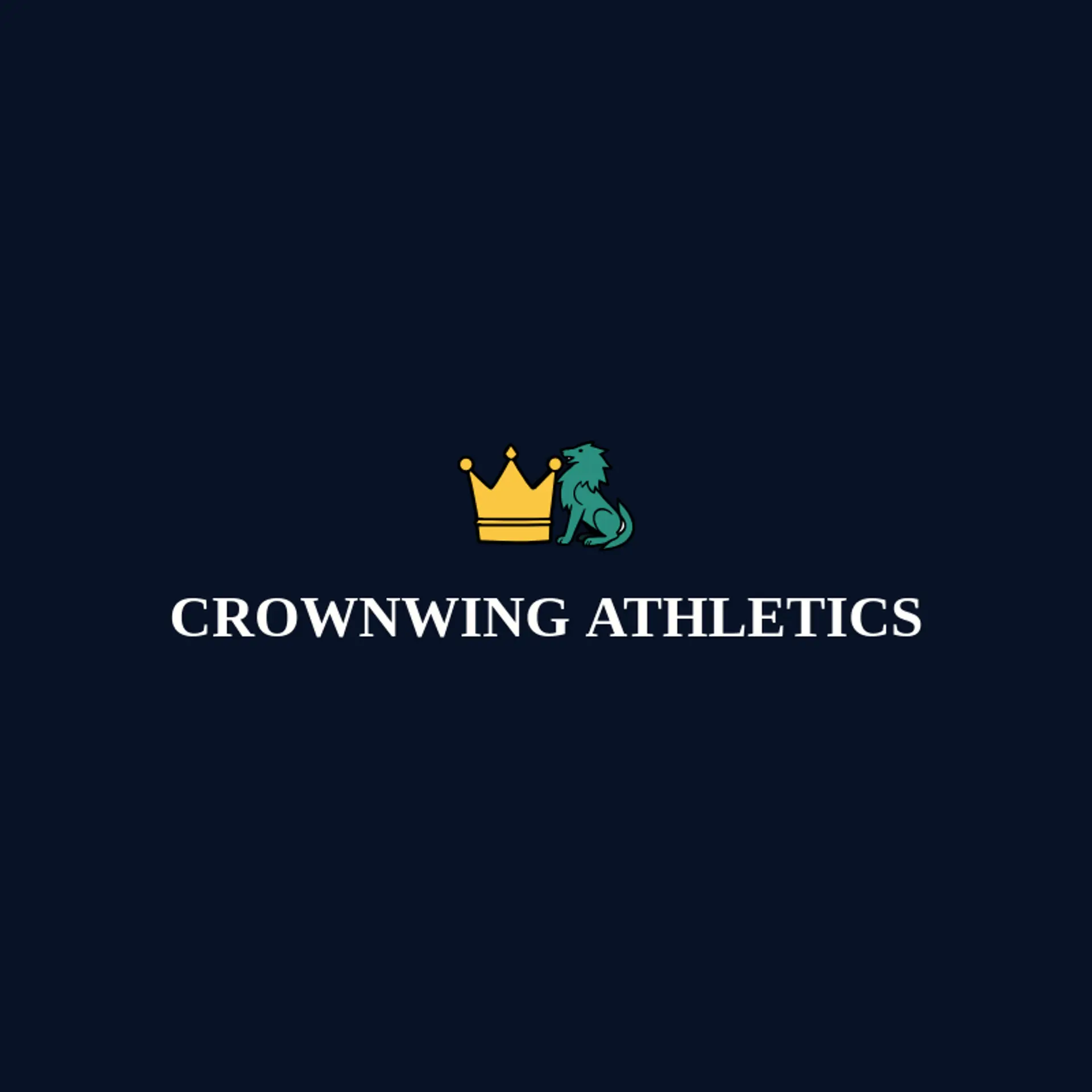 Crownwing Athletics logo for griffin
