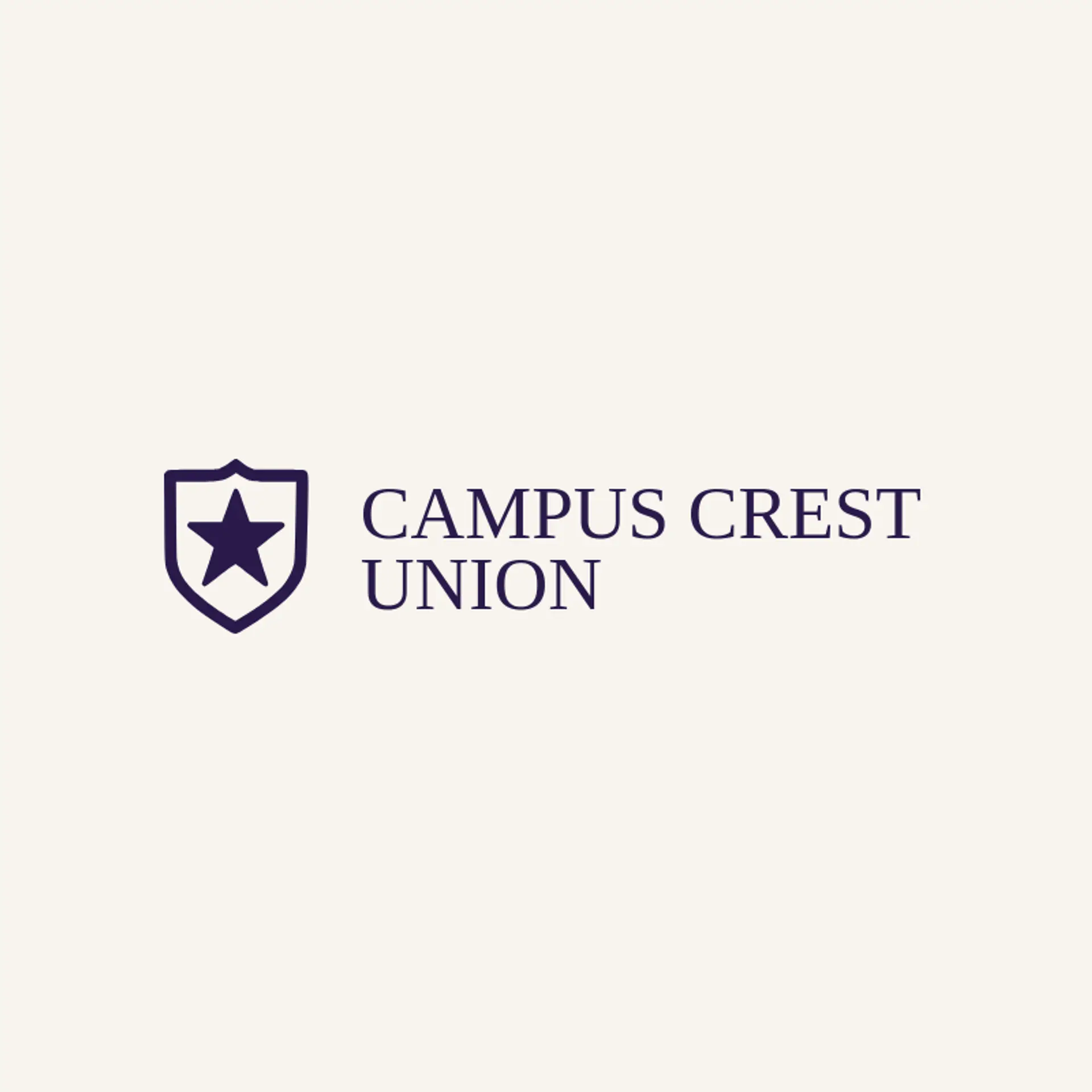 Campus Crest Union logo for fraternity