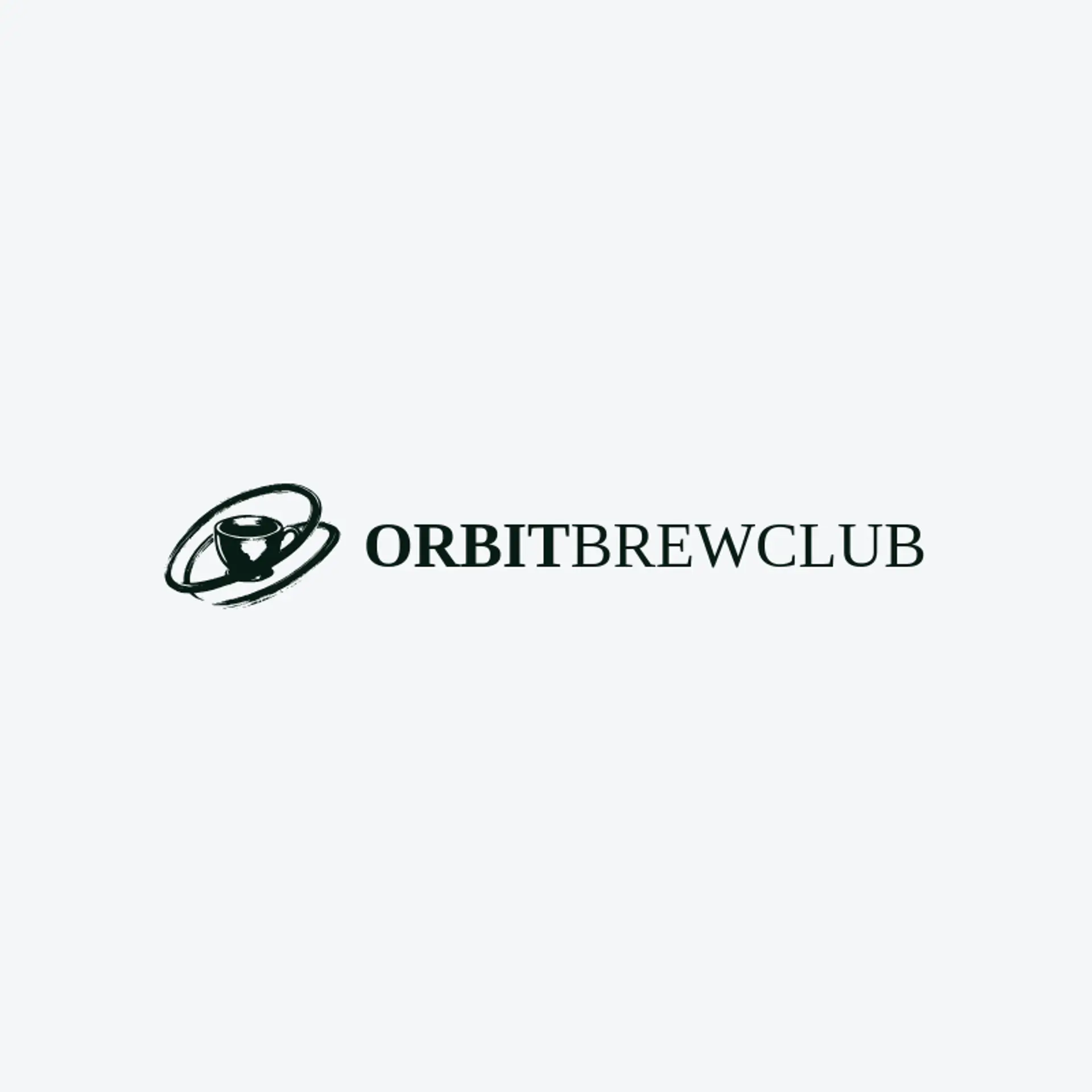 Orbit Brew Club logo for coffee cup
