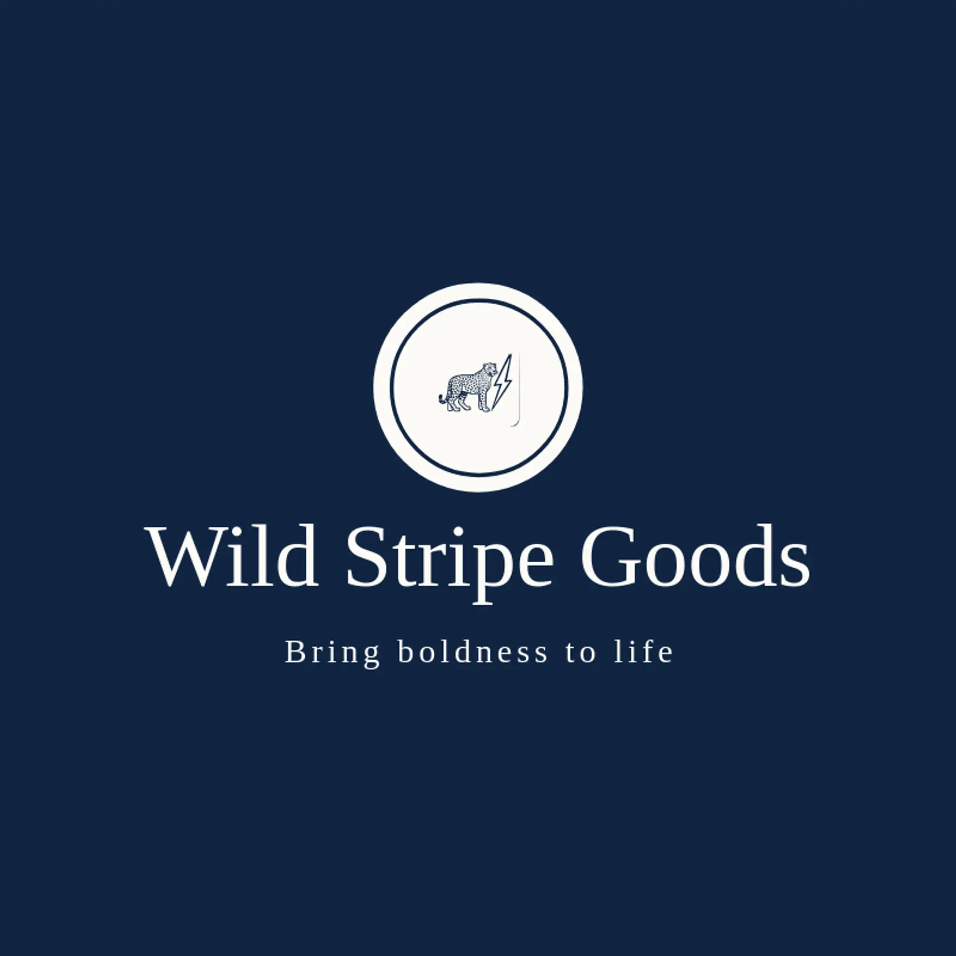 Wild Stripe Goods logo for leopard
