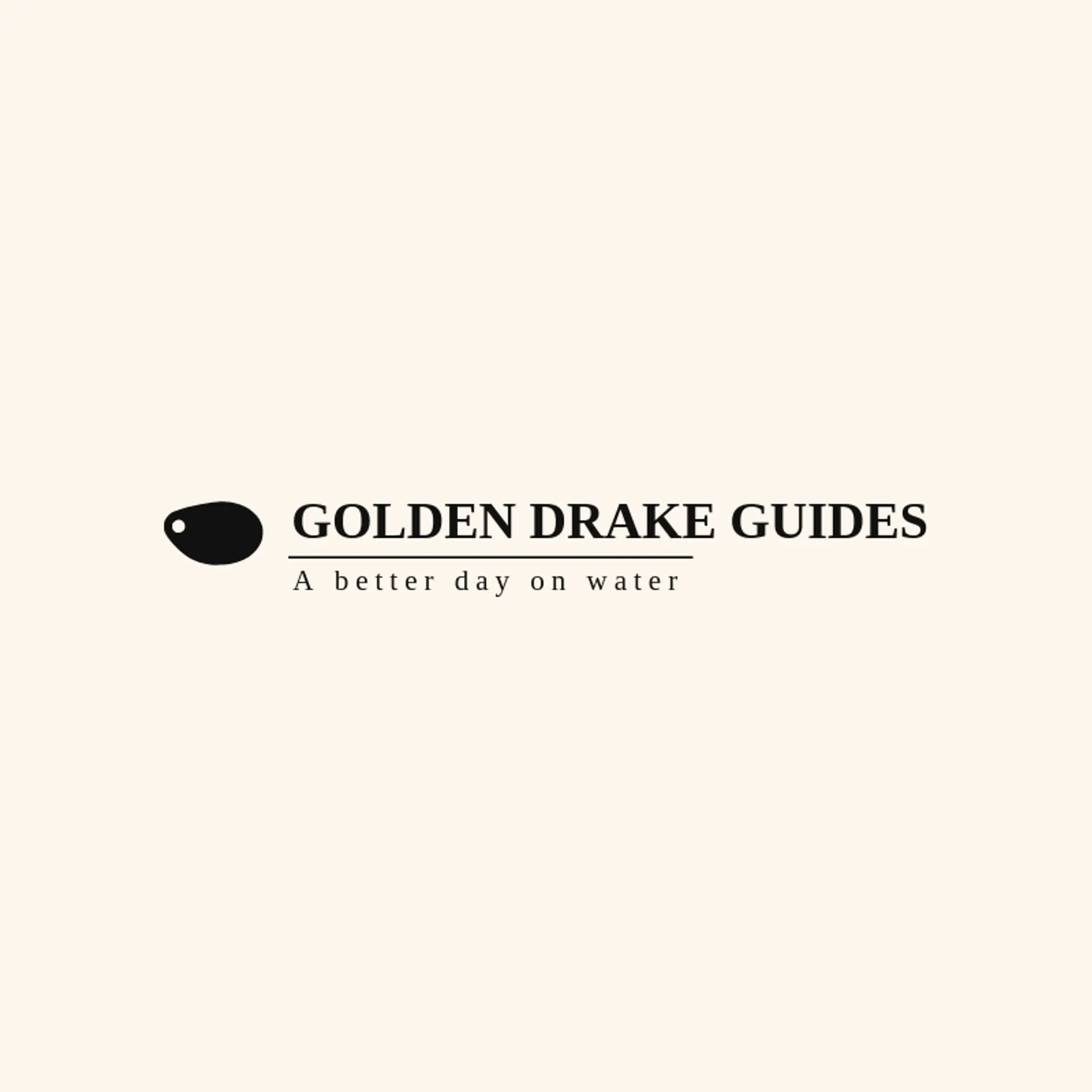 Golden Drake Guides logo for fly fishing