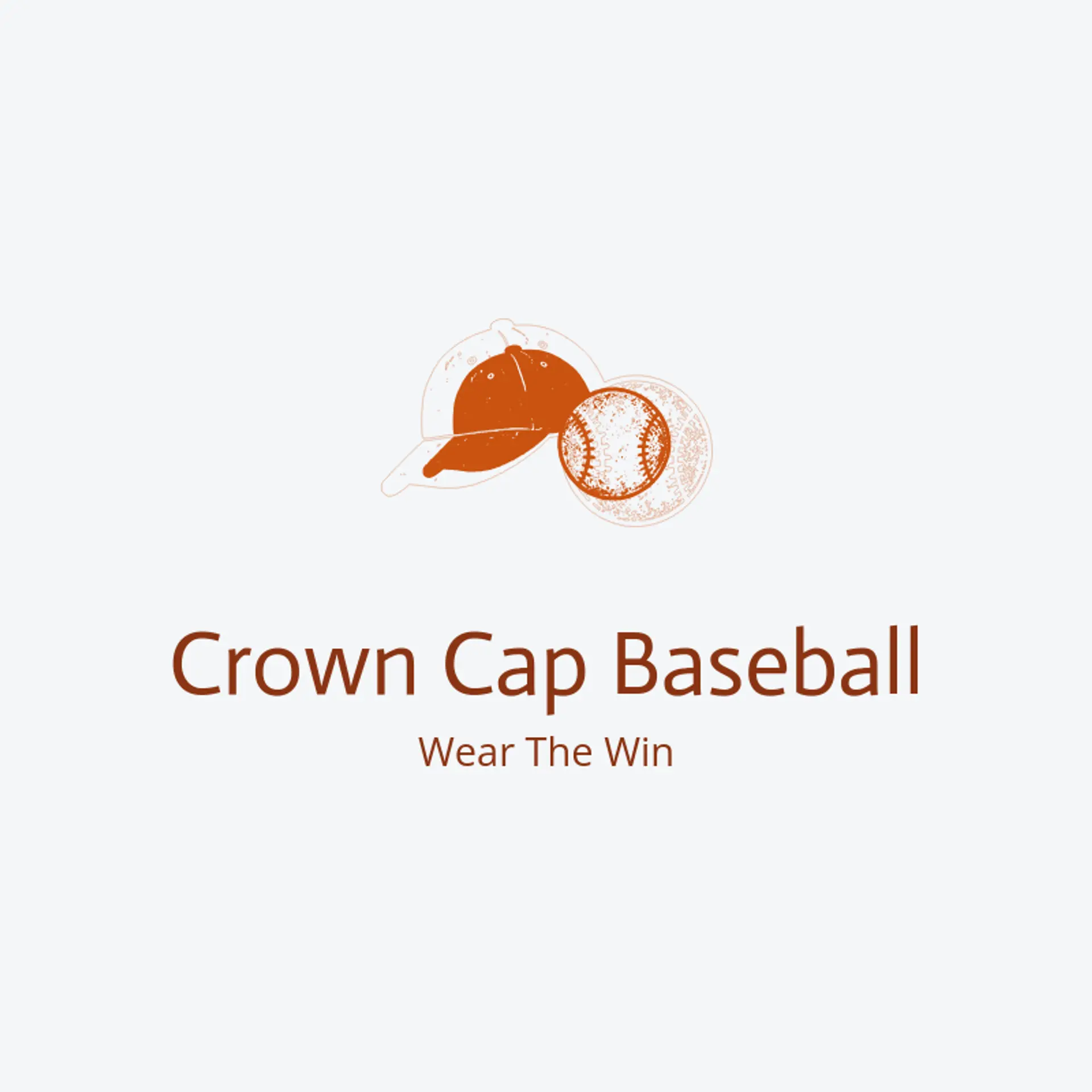 Crown Cap Baseball logo for baseball