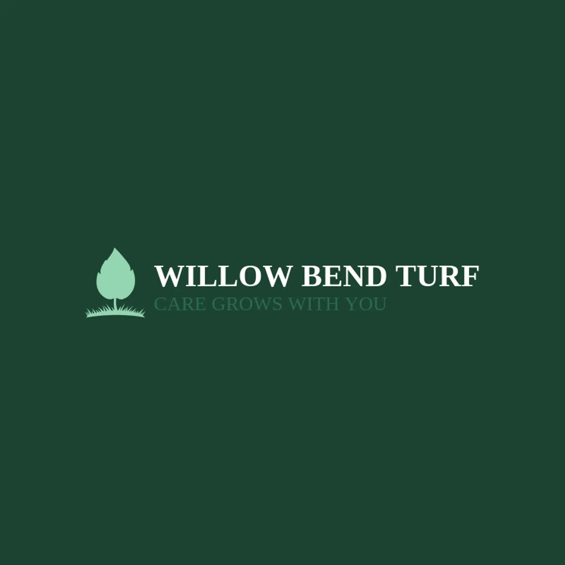 Willow Bend Turf logo for lawn service