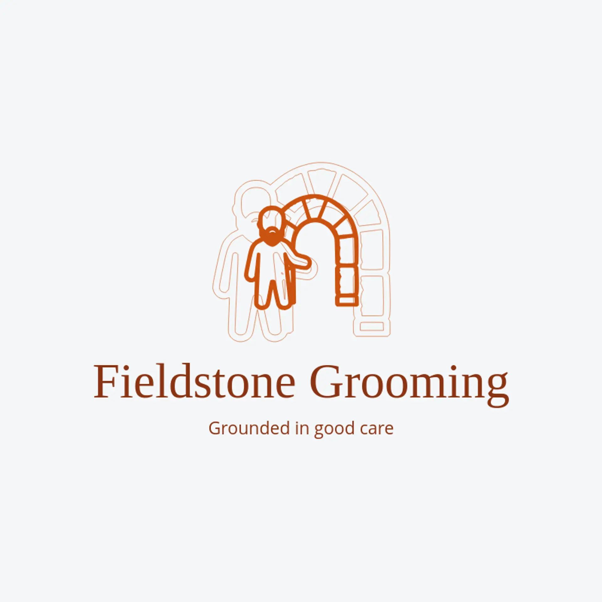 Fieldstone Grooming logo for beard