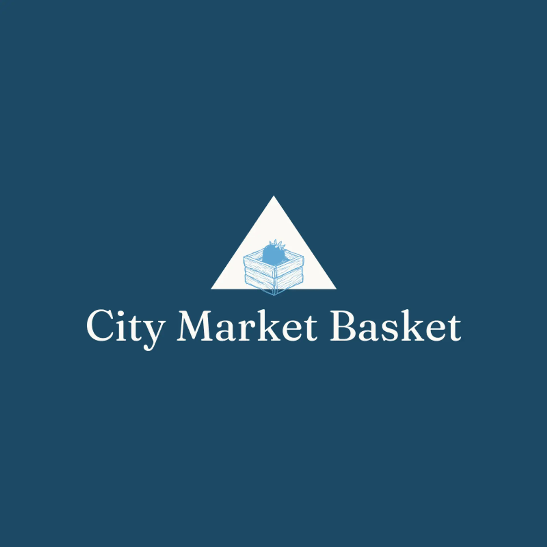 City Market Basket logo for mart