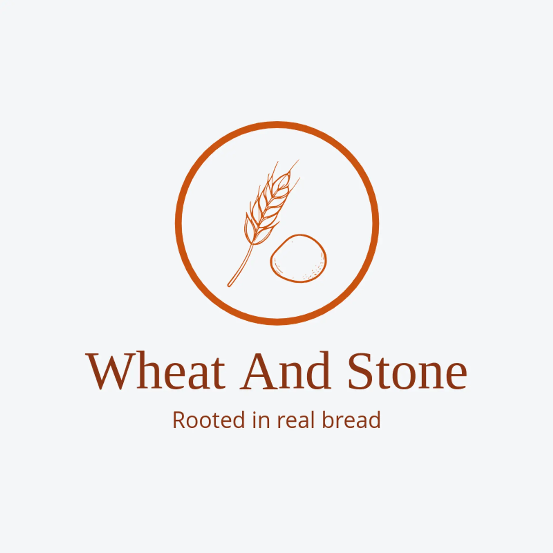 Wheat And Stone logo for baking
