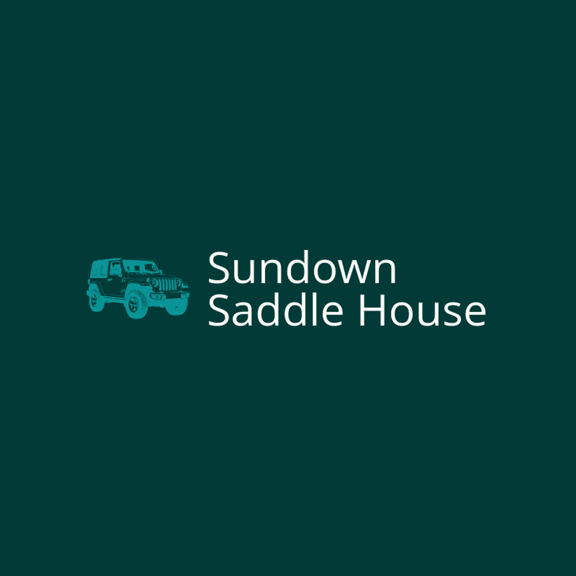 Sundown Saddle House logo for wrangler