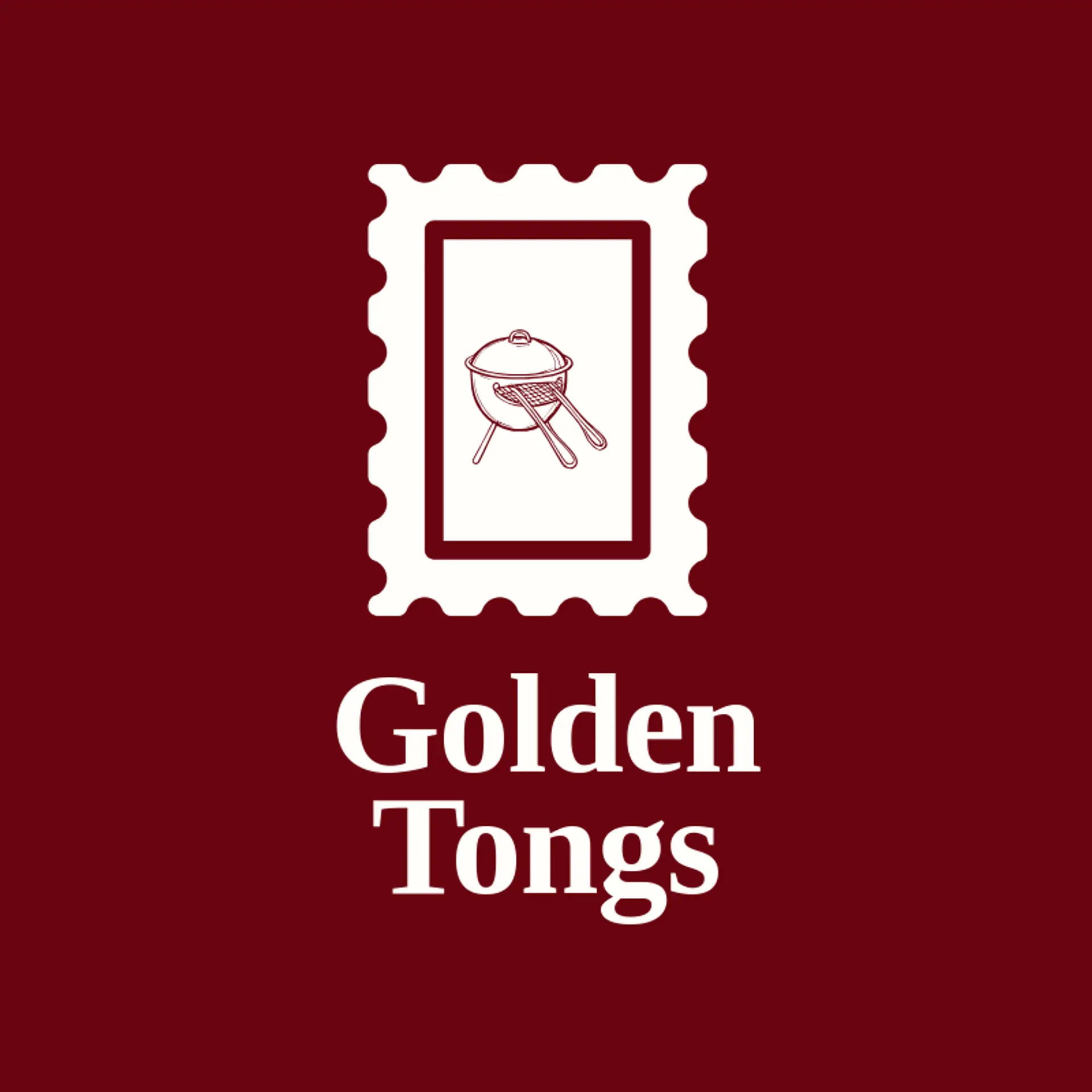 Golden Tongs logo for grill