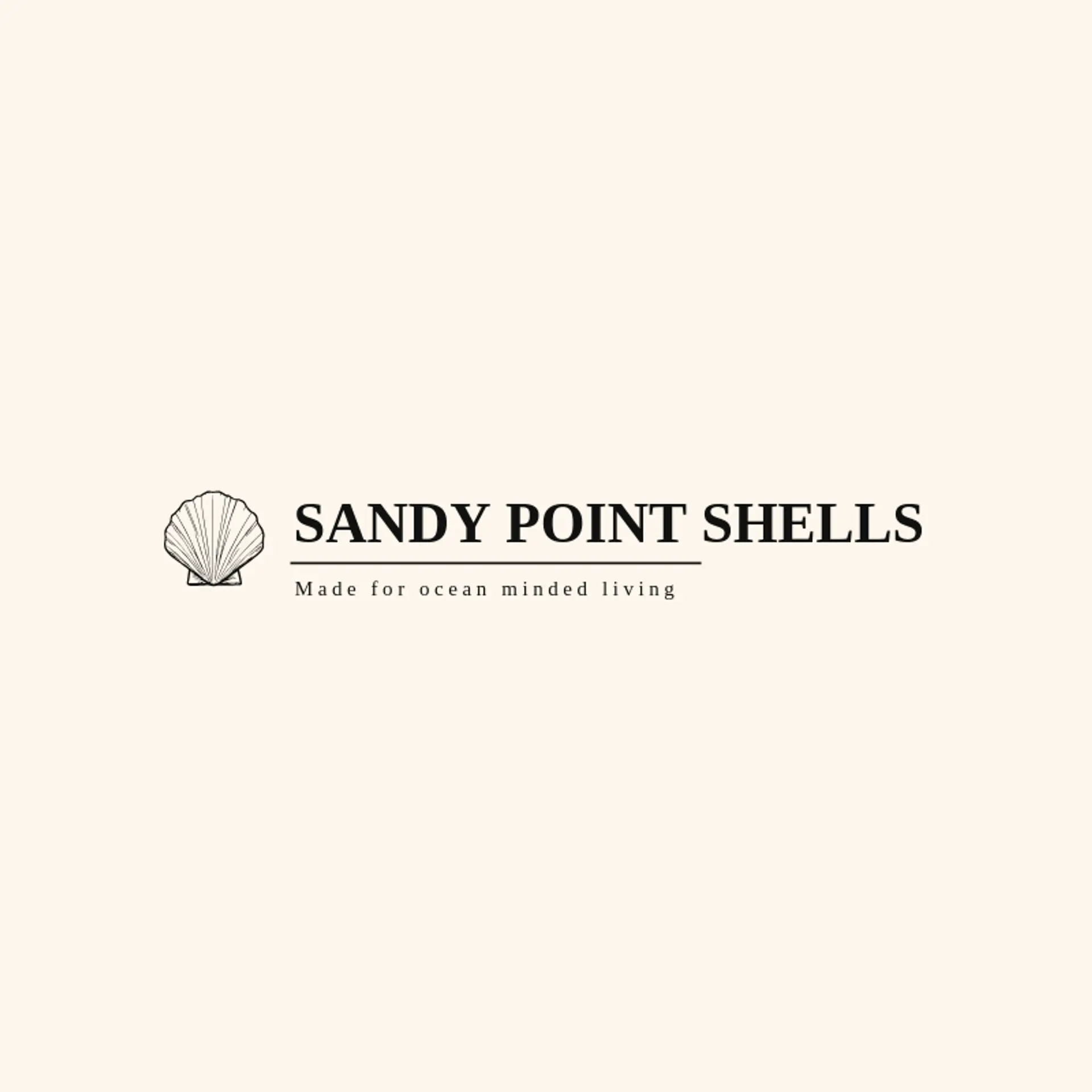 Sandy Point Shells logo for shell