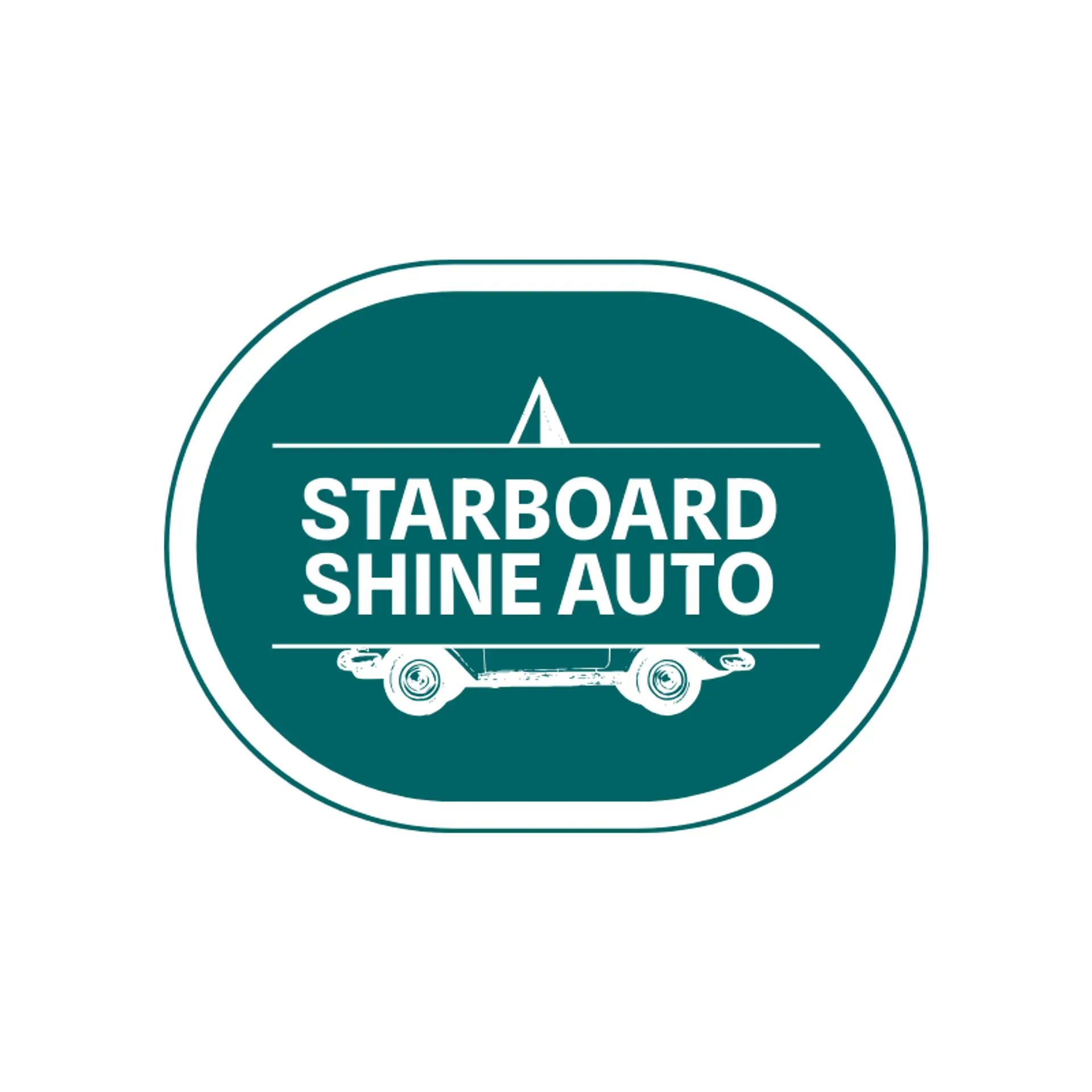 Starboard Shine Auto logo for car wash