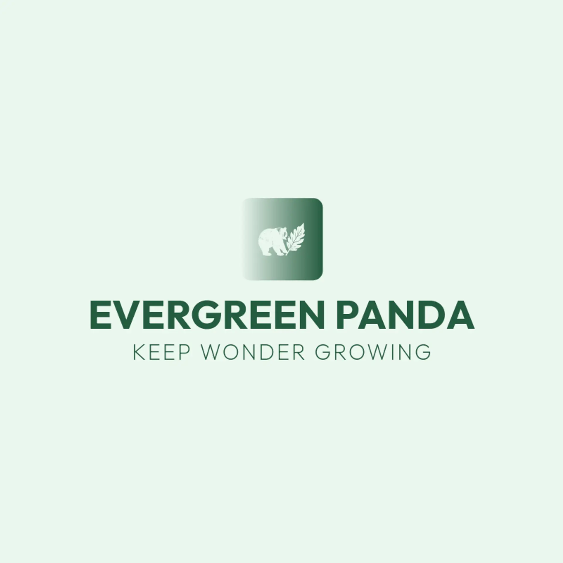 Evergreen Panda logo for panda