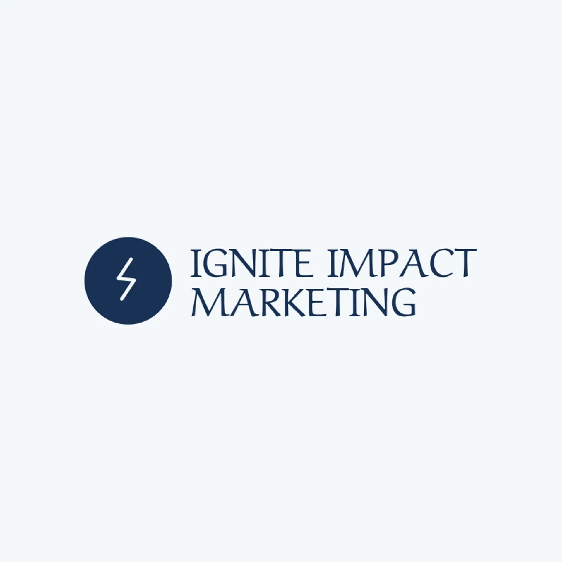 Ignite Impact Marketing logo for marketing agency