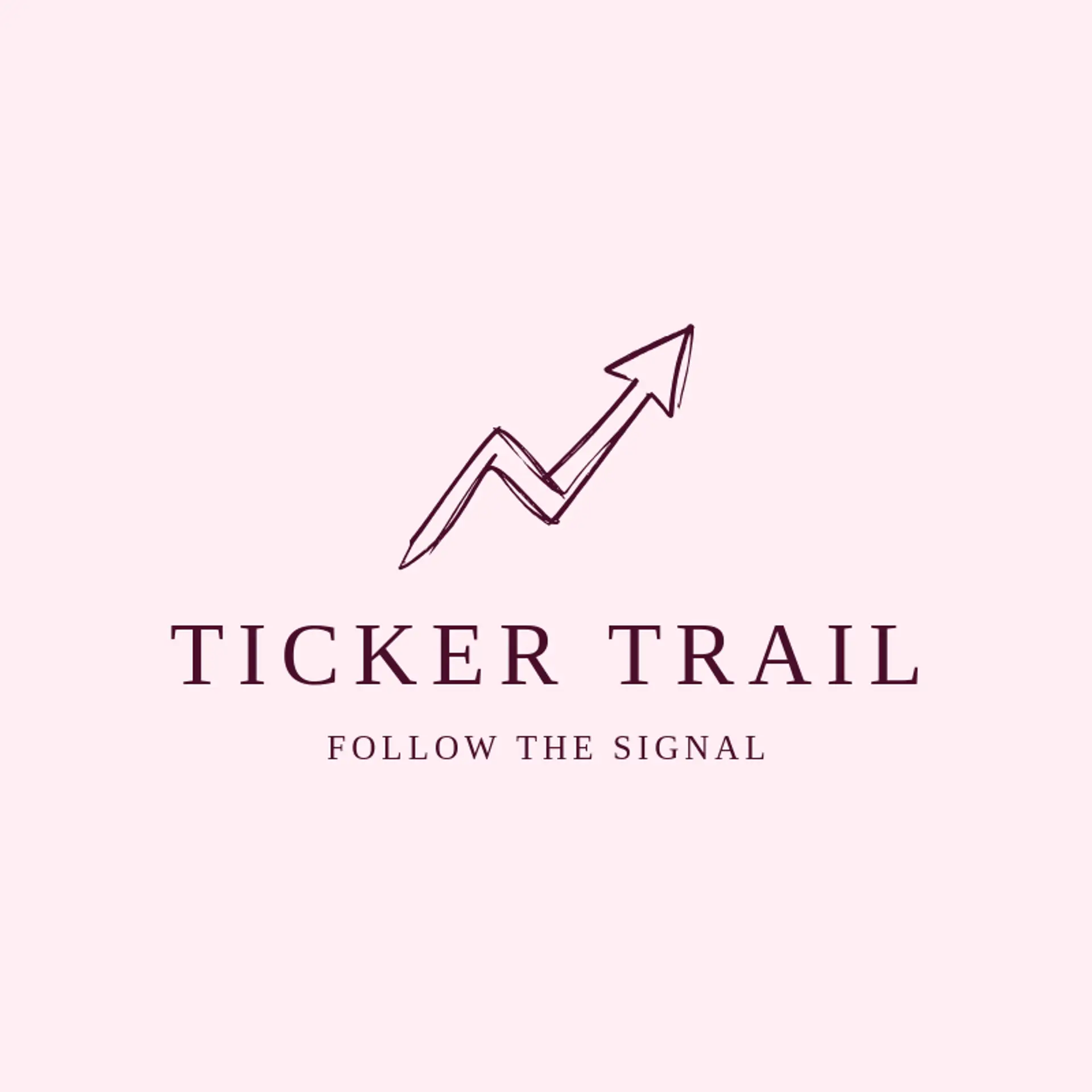 Ticker Trail logo for stock market