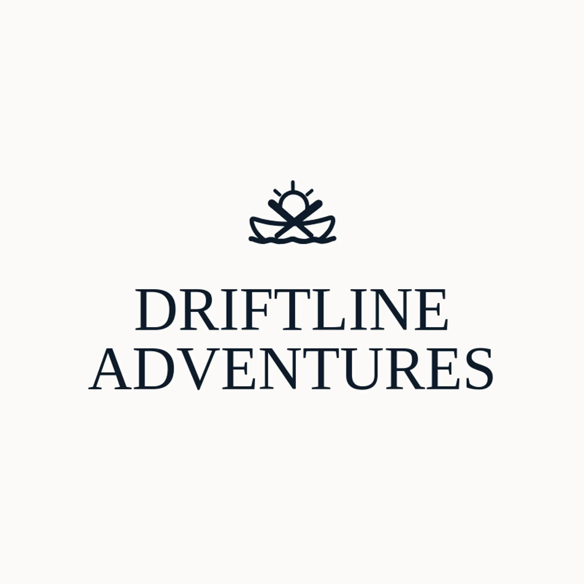 Driftline Adventures logo for kayak