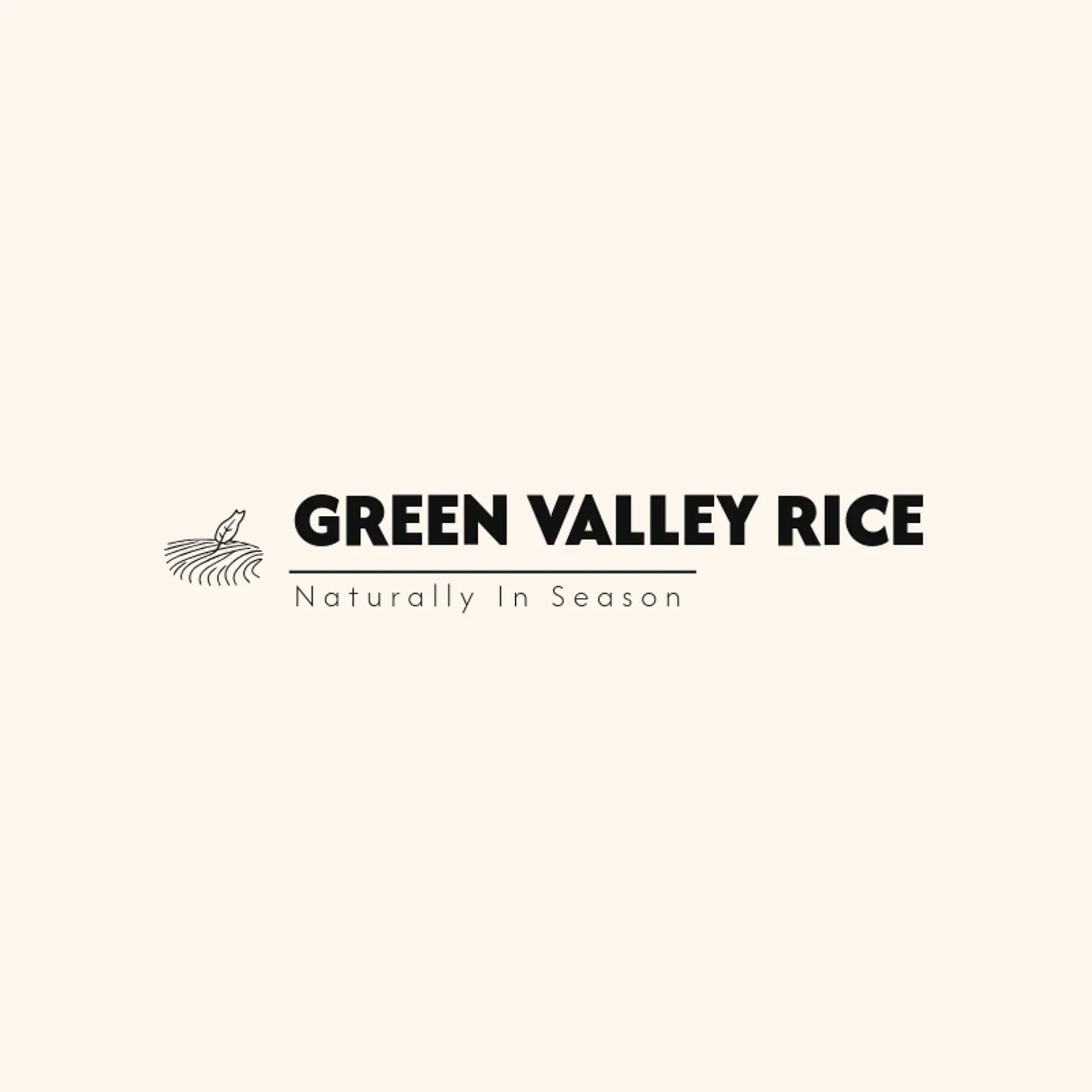 Green Valley Rice logo for rice