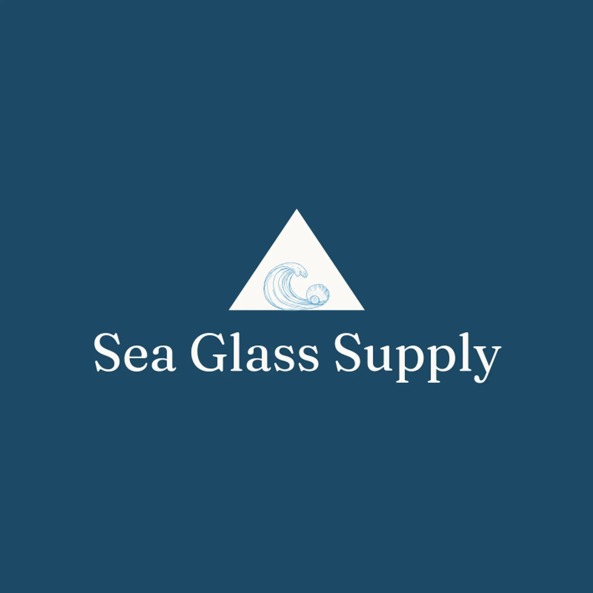 Sea Glass Supply logo for wave