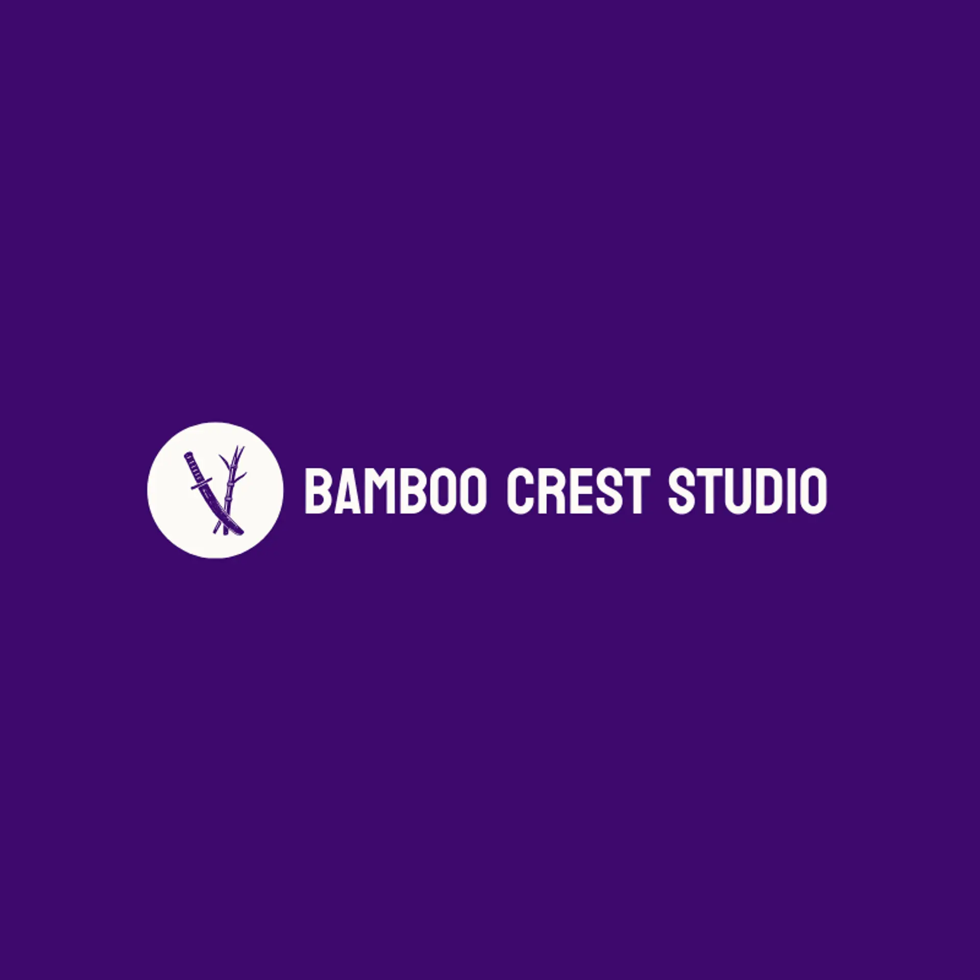 Bamboo Crest Studio logo for samurai