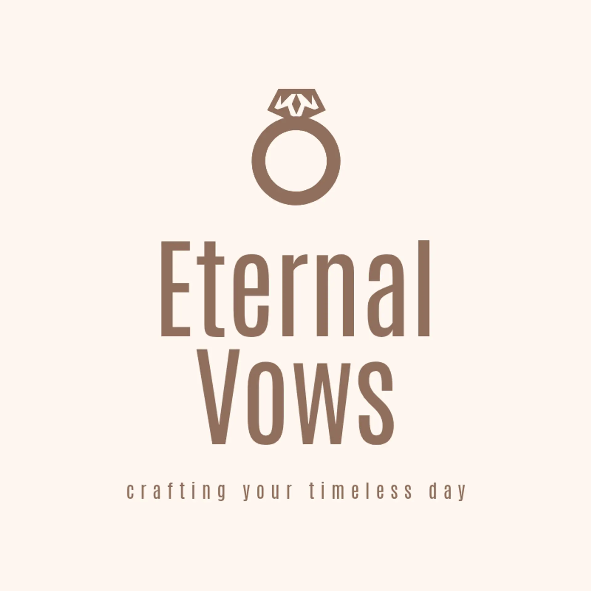 Eternal Vows Weddings logo for wedding company