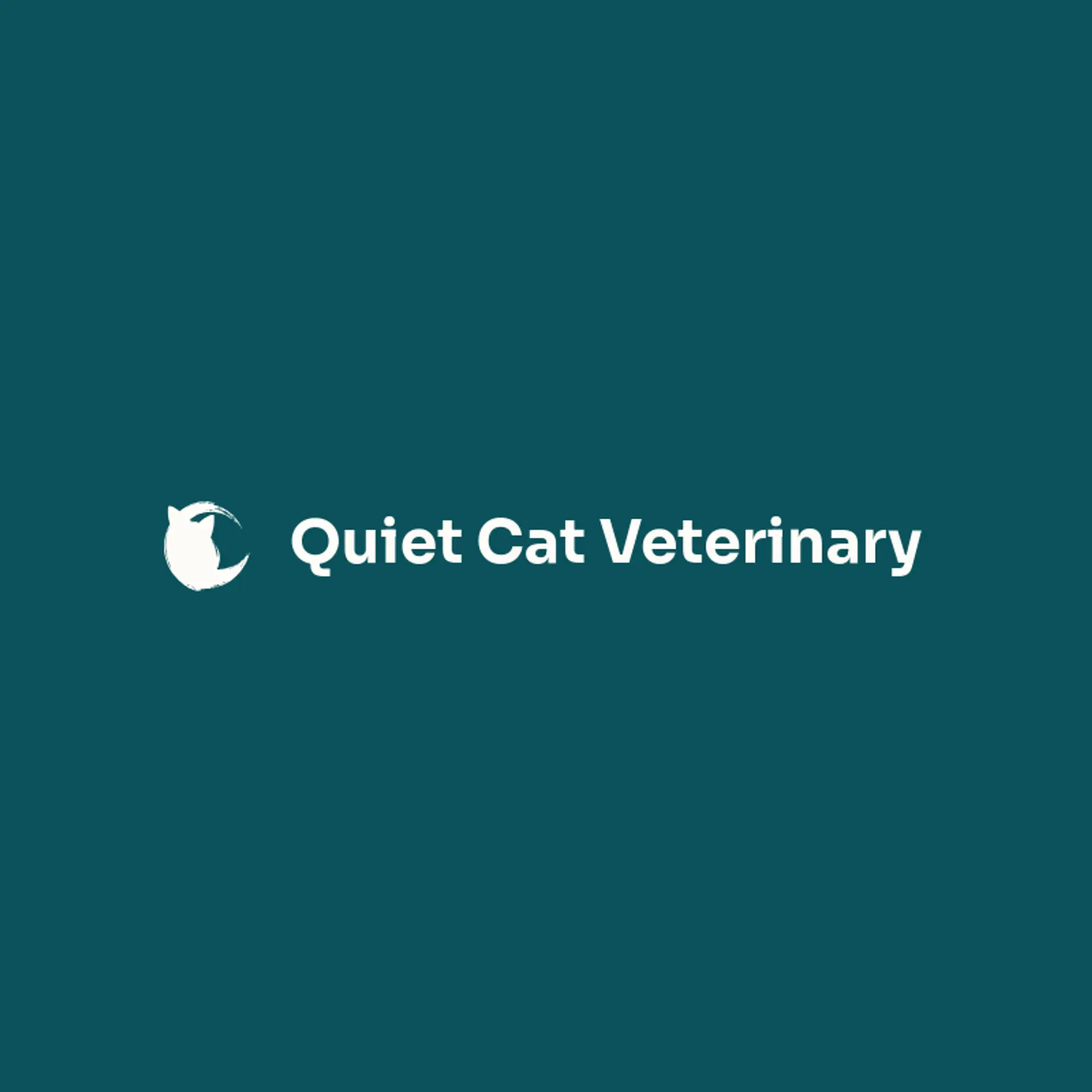 Quiet Cat Veterinary logo for veterinary