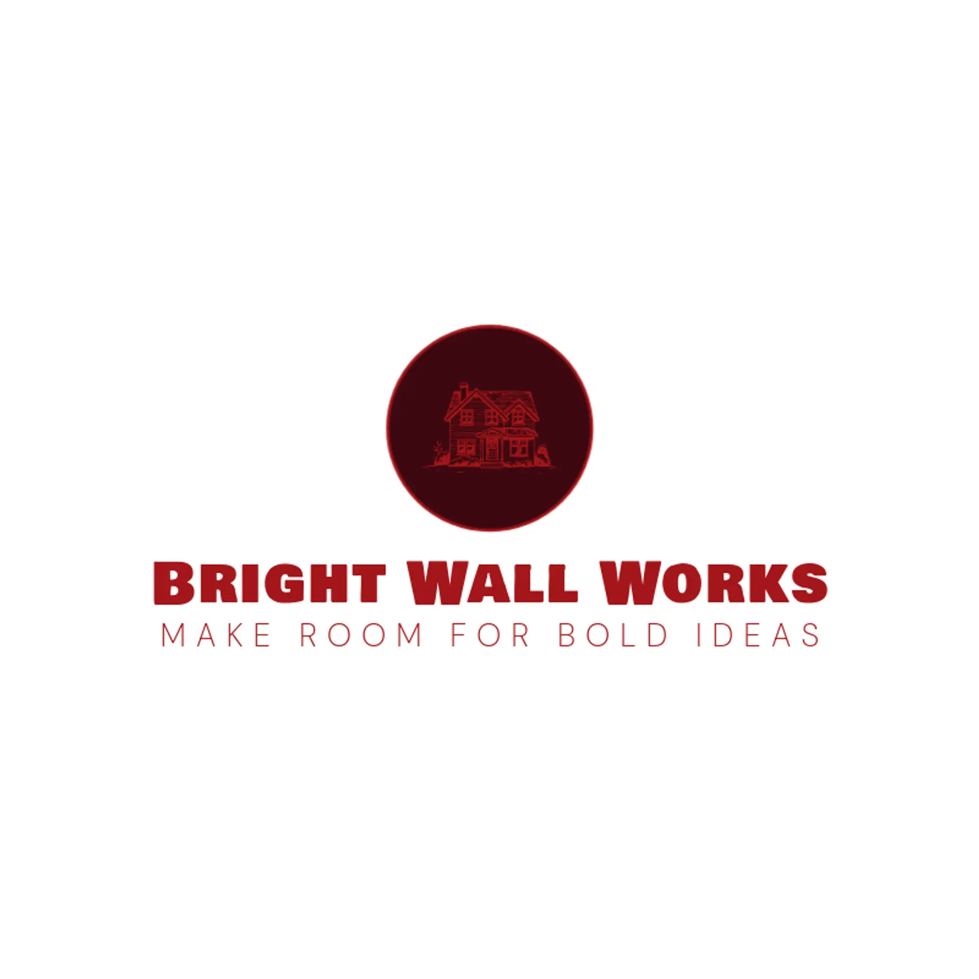 Bright Wall Works logo for mural