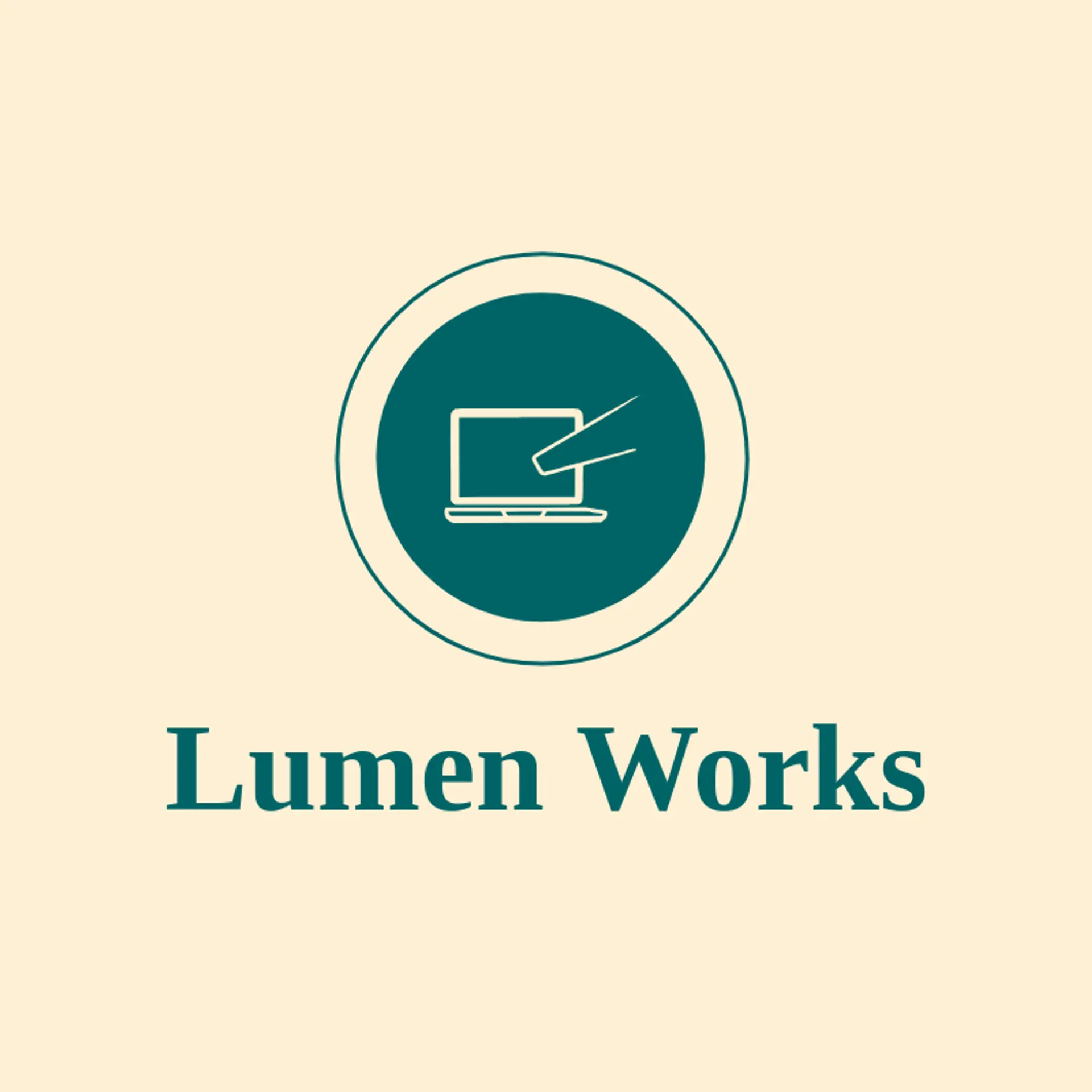 Lumen Works logo for laptop