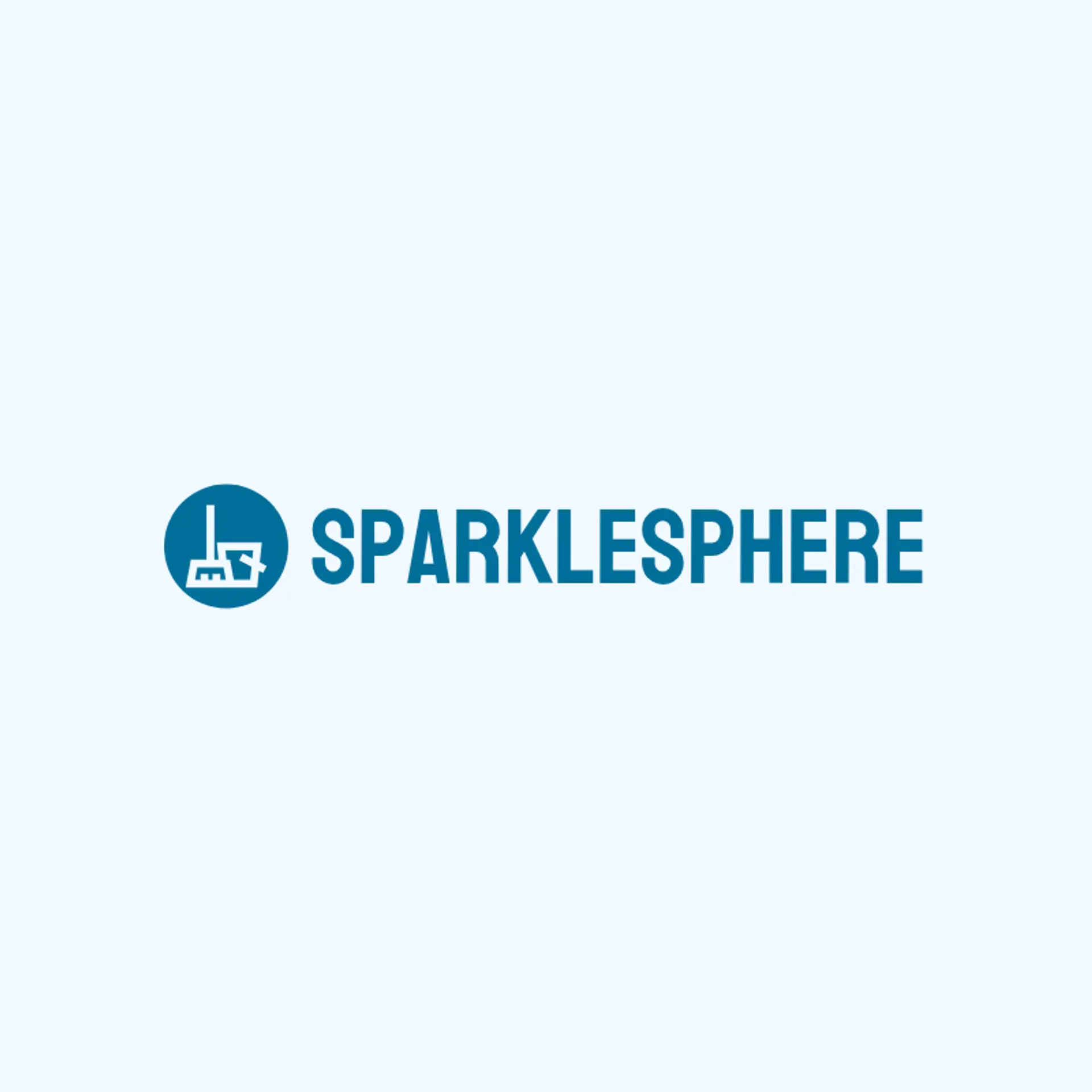 SparkleSphere logo for cleaning company