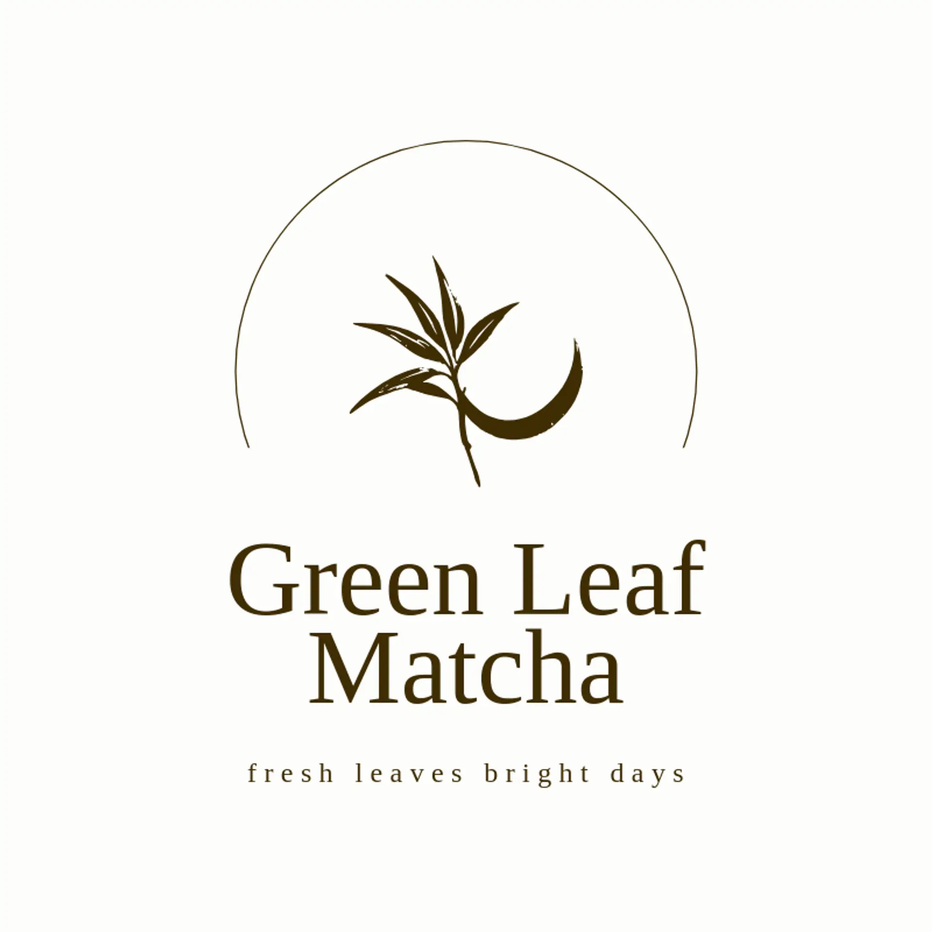 Green Leaf Matcha logo for matcha