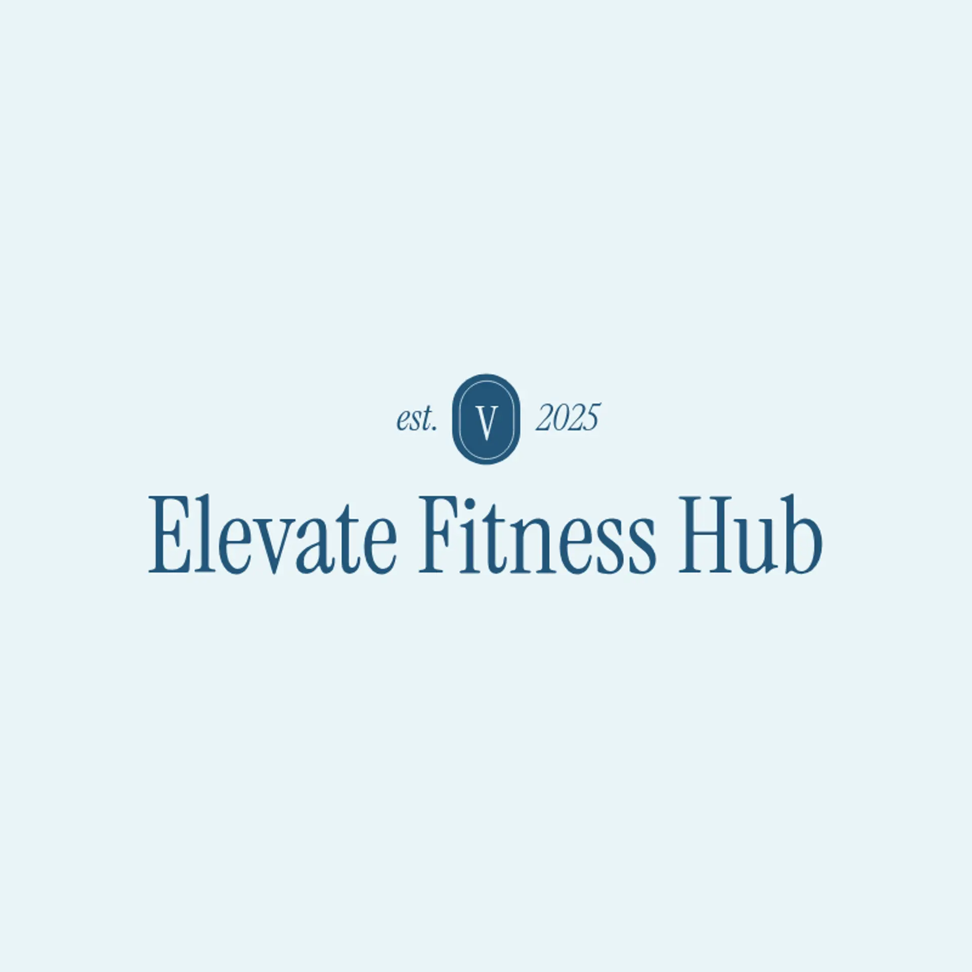 Elevate Fitness Hub logo for fitness club