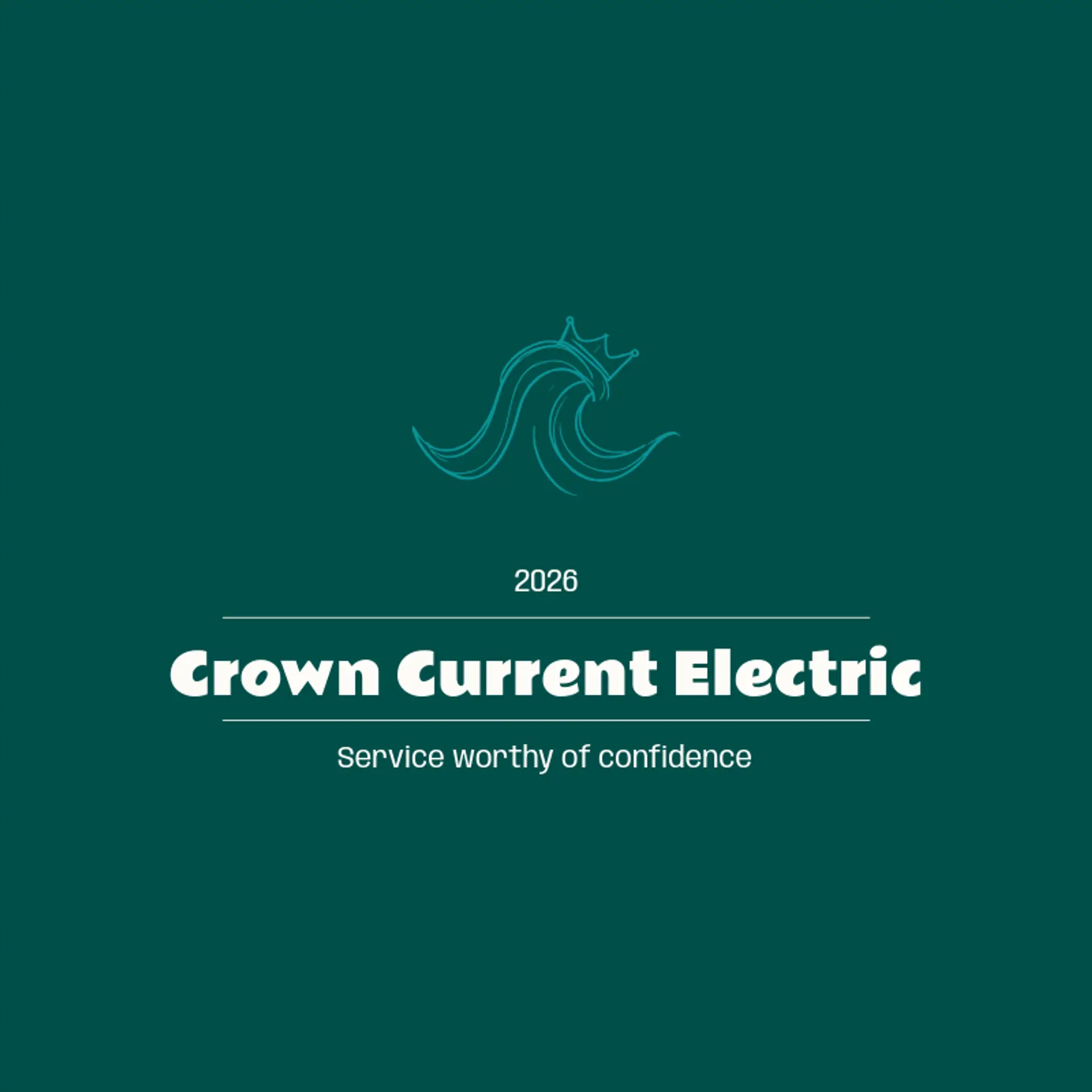Crown Current Electric logo for electric