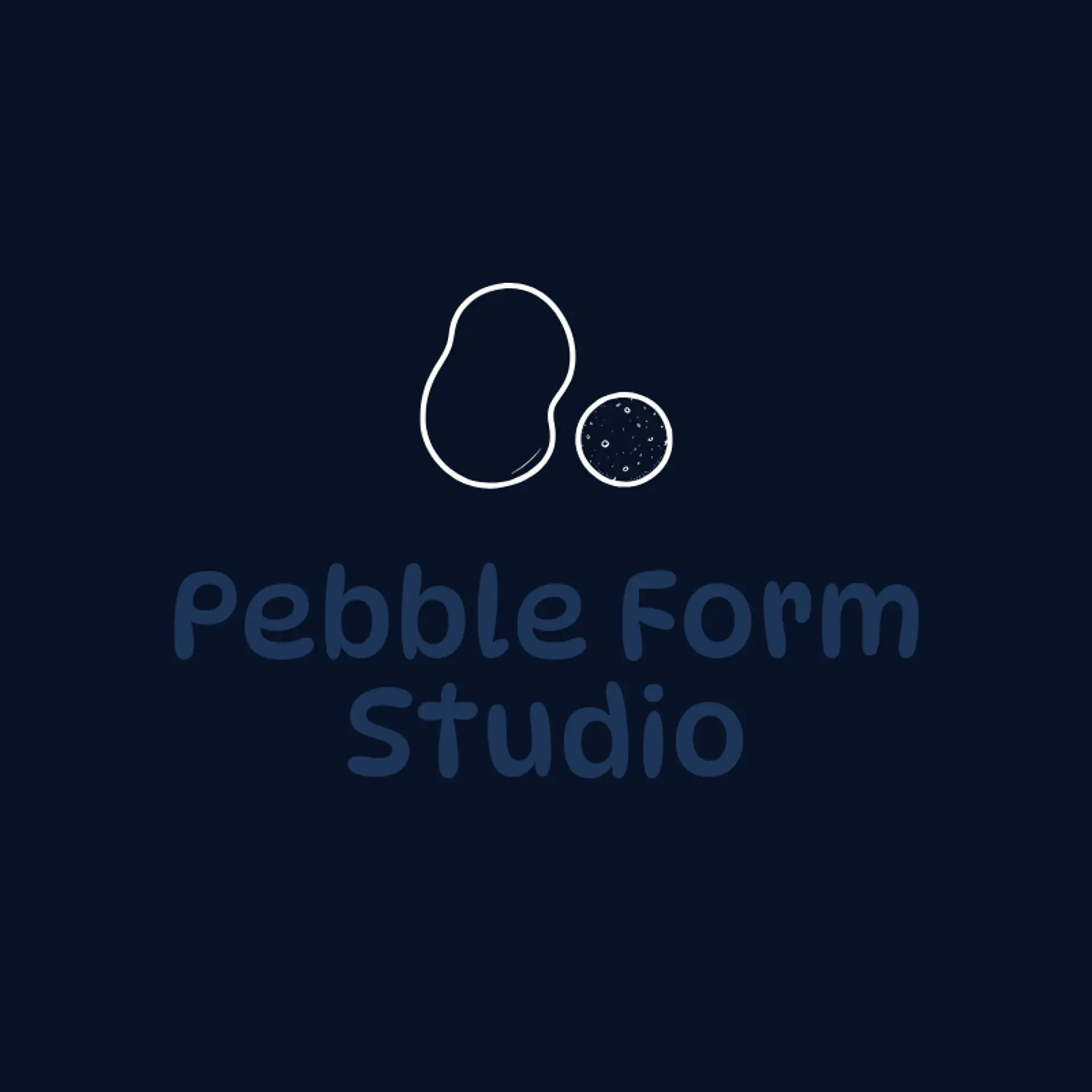 Pebble Form Studio logo for clay