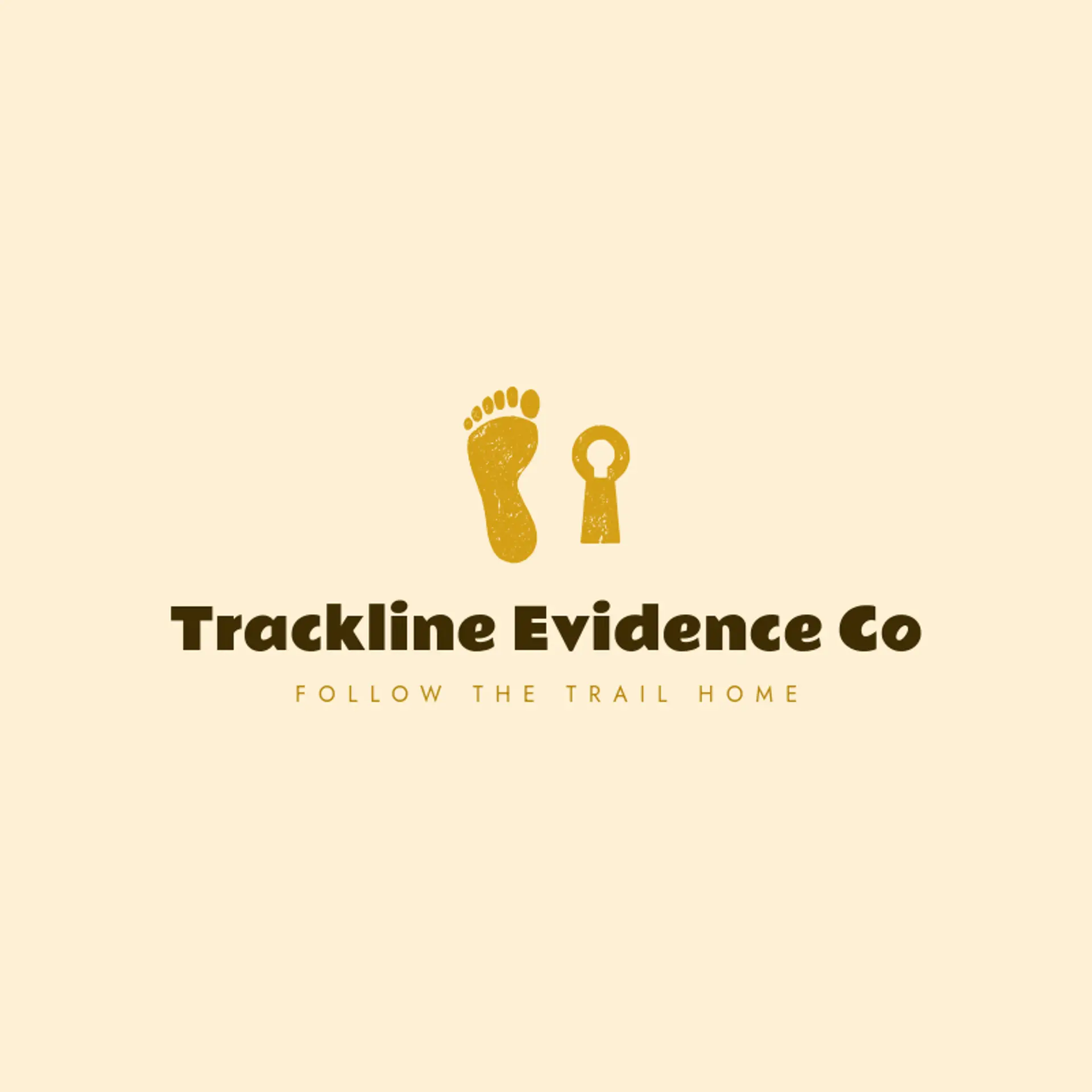 Trackline Evidence Co logo for detective