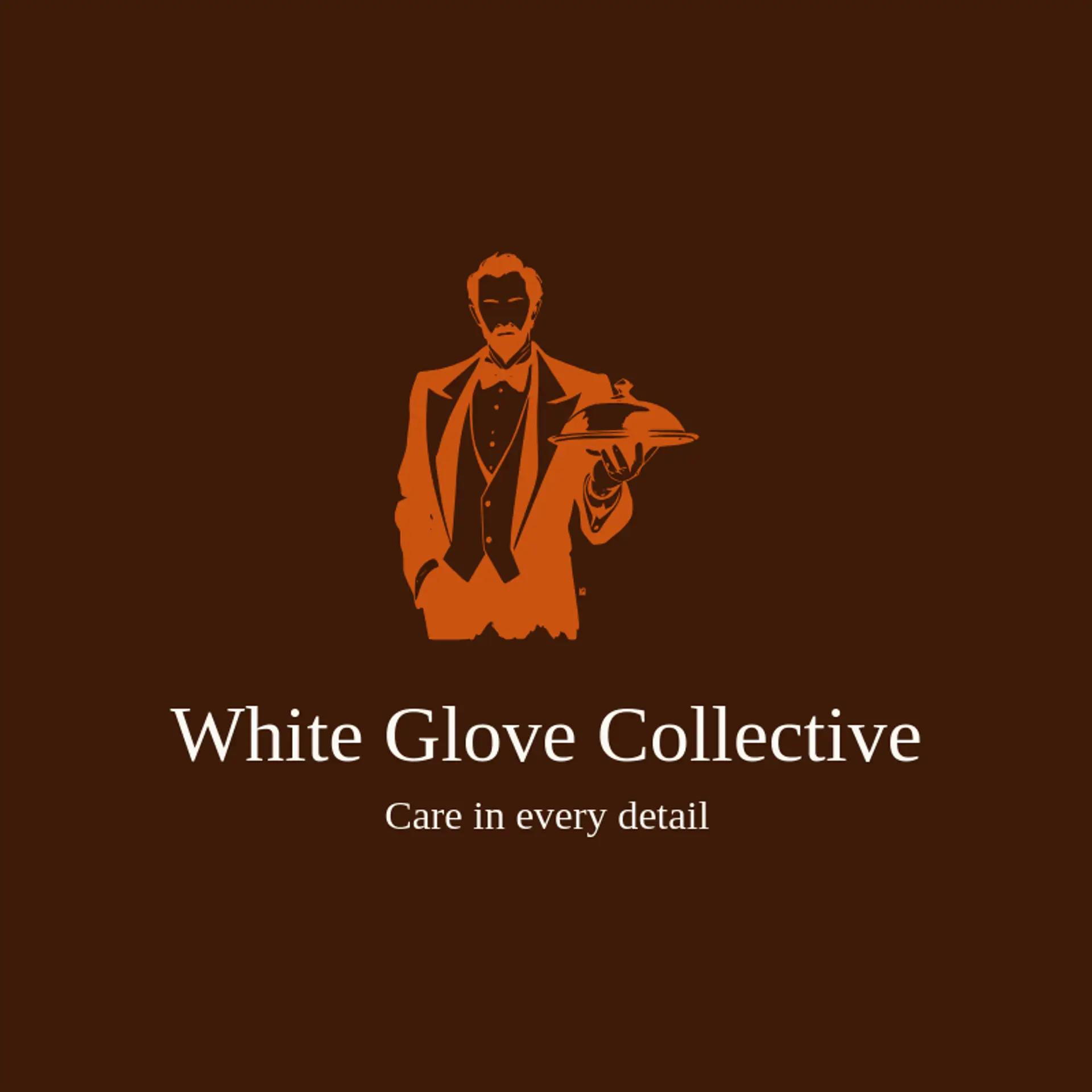 White Glove Collective logo for butler