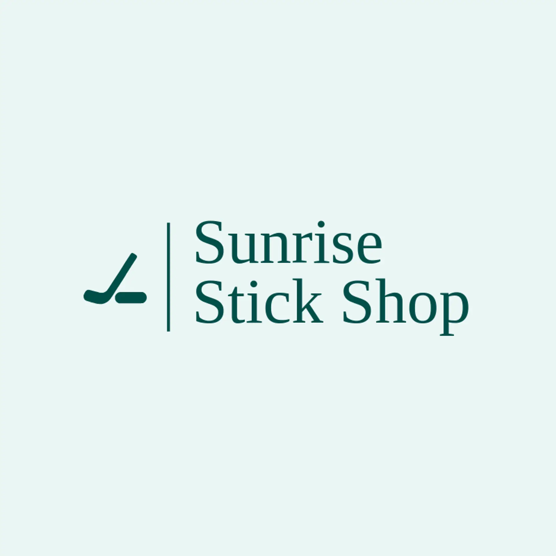 Sunrise Stick Shop logo for hockey stick