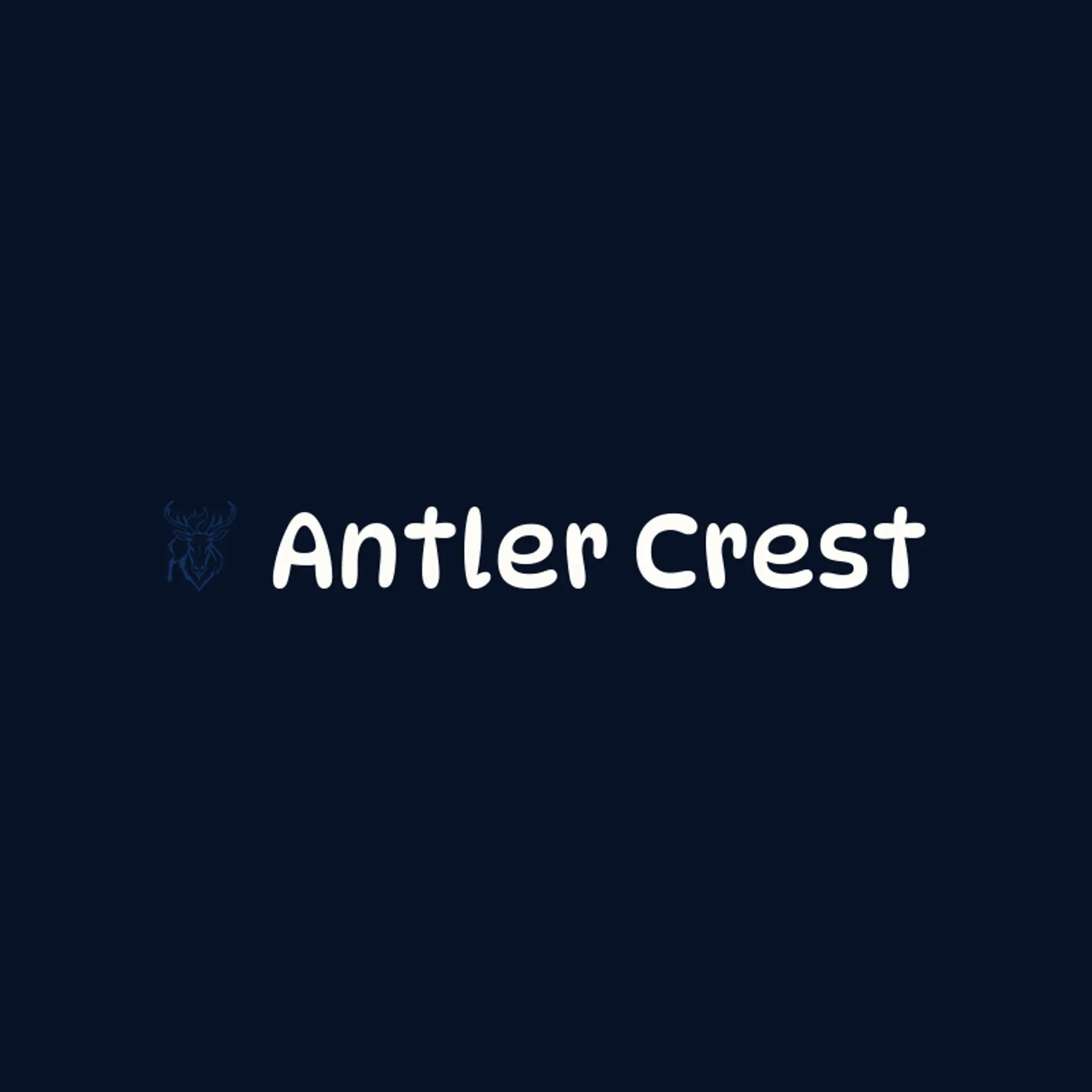 Antler Crest logo for antler