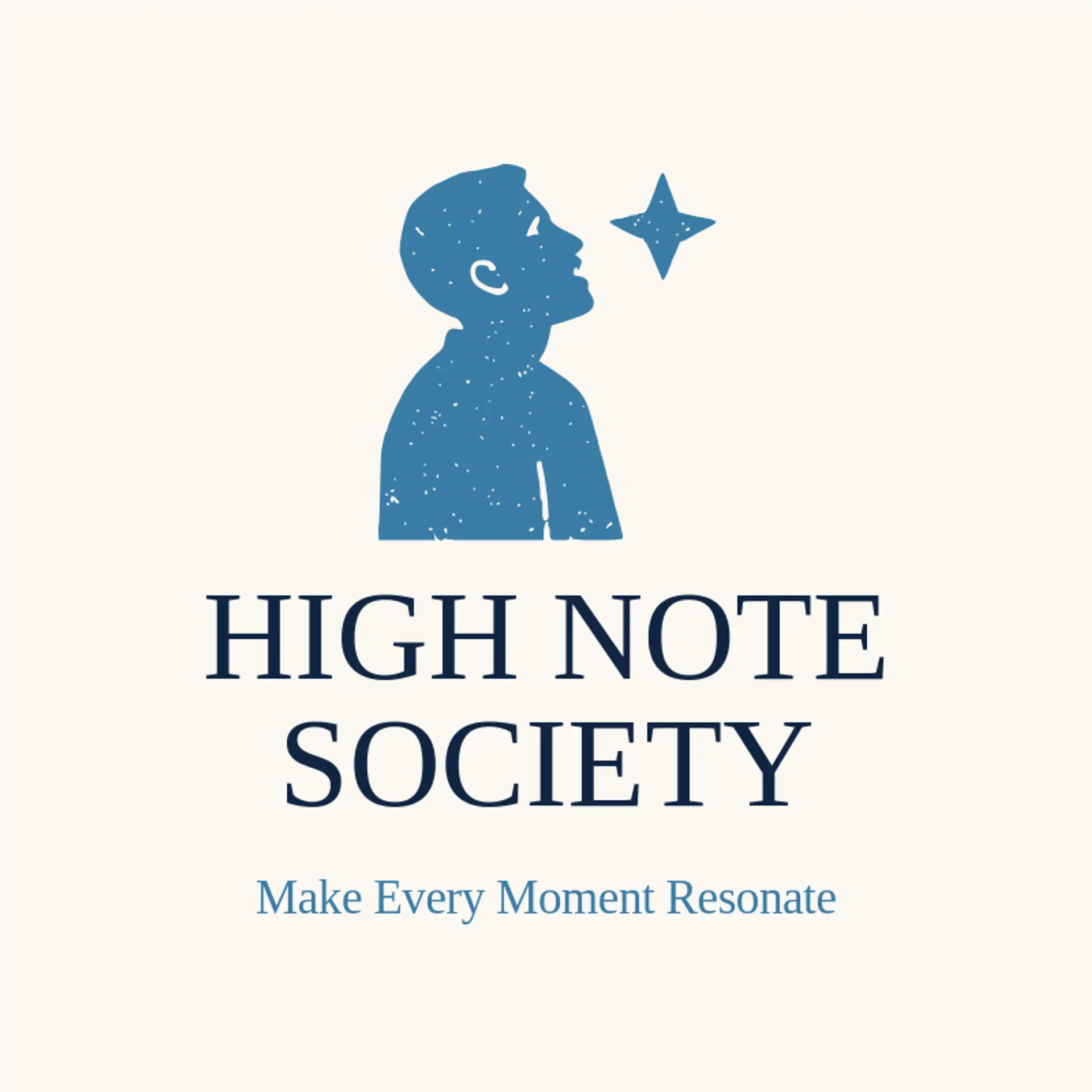 High Note Society logo for voice