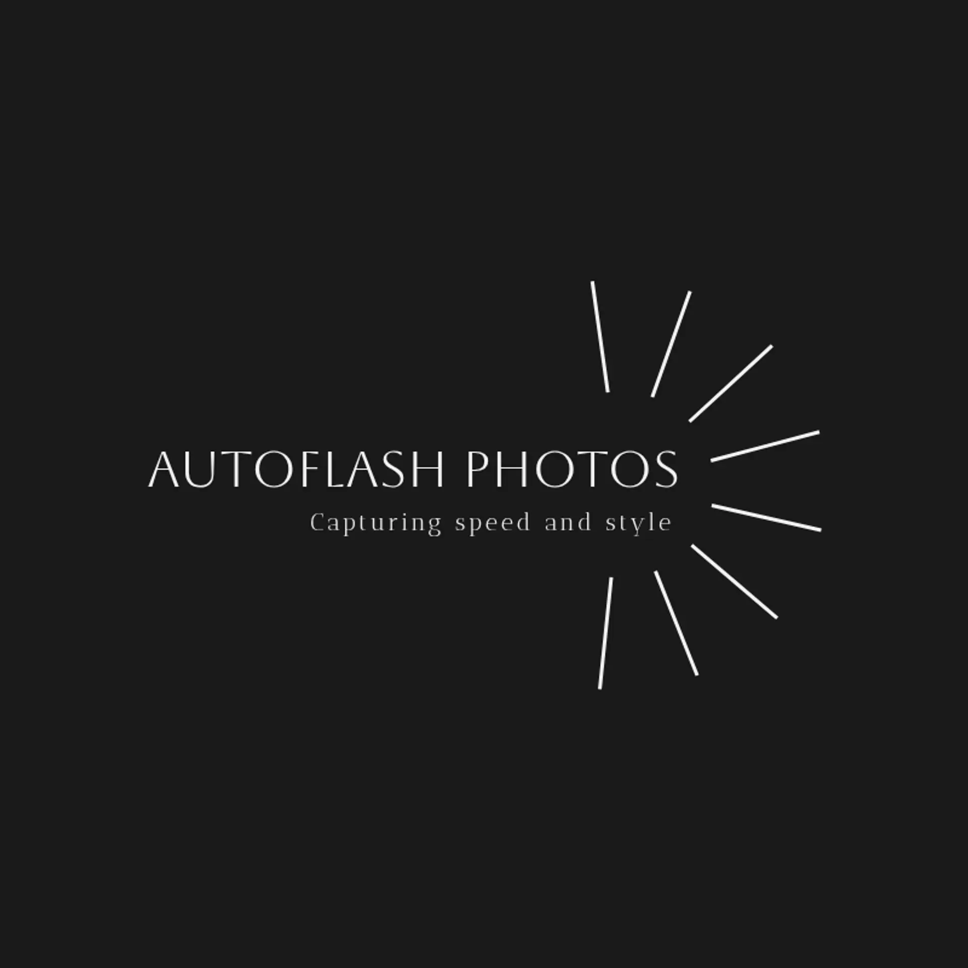 AutoFlash Photos logo for car photography