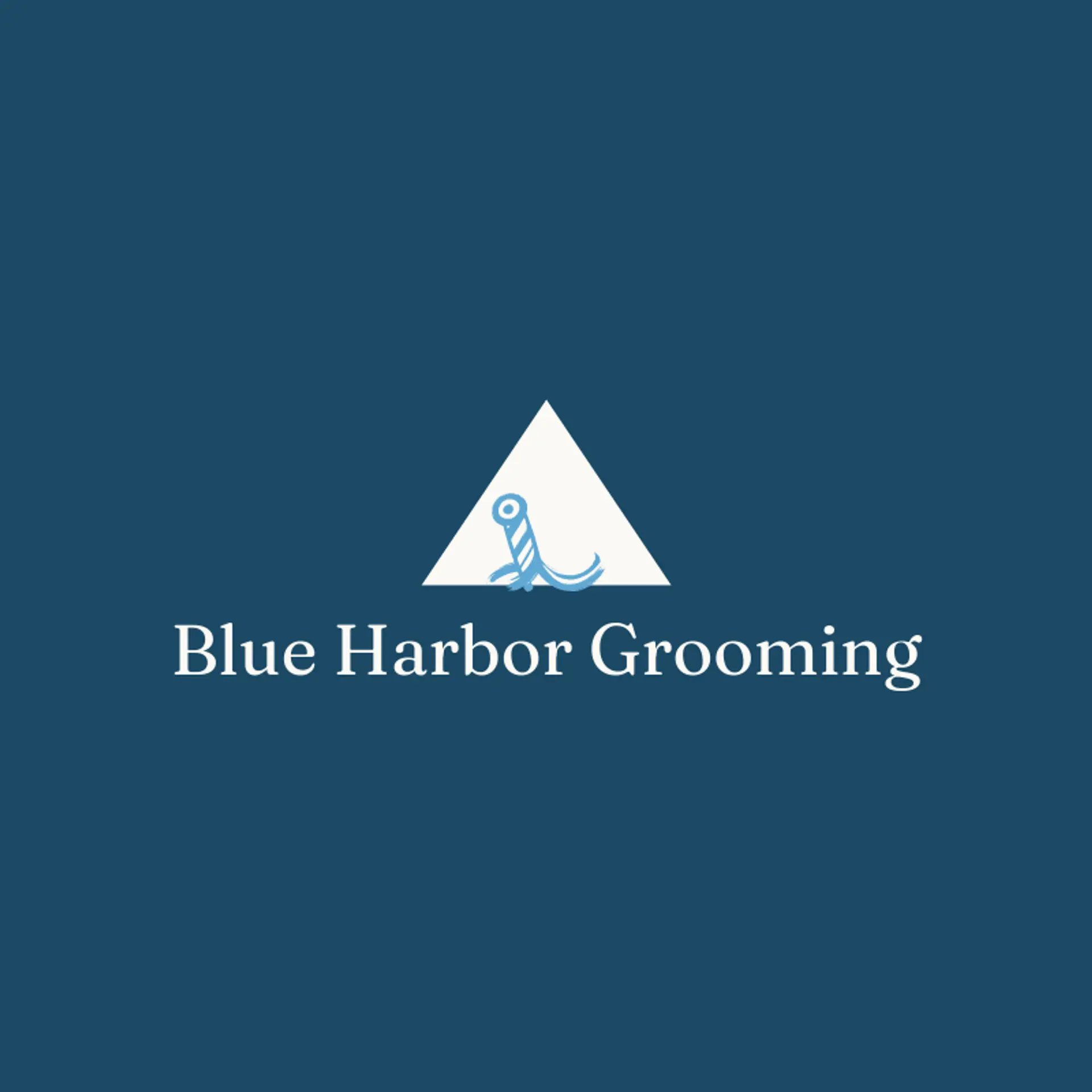 Blue Harbor Grooming logo for men salon