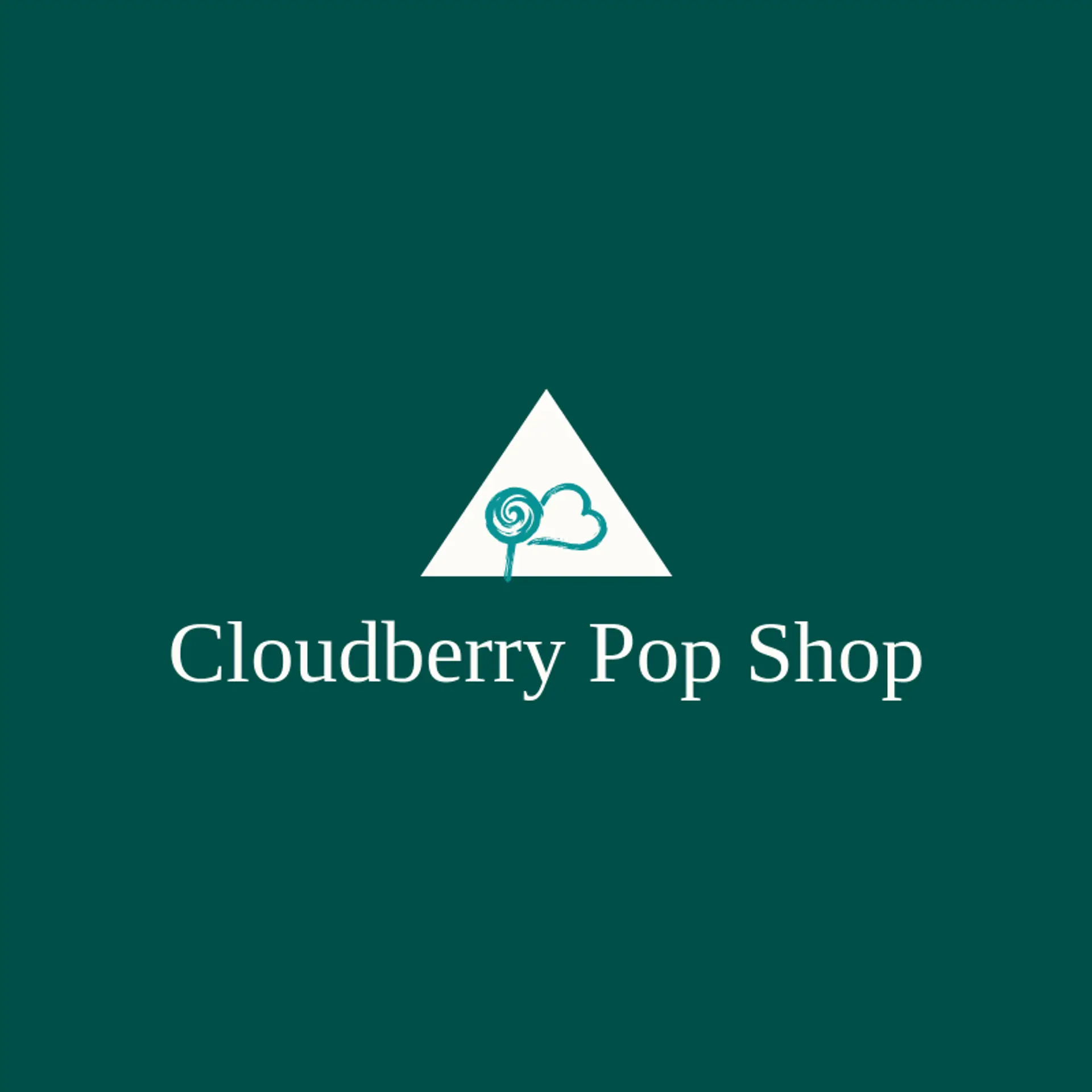 Cloudberry Pop Shop logo for lollipop