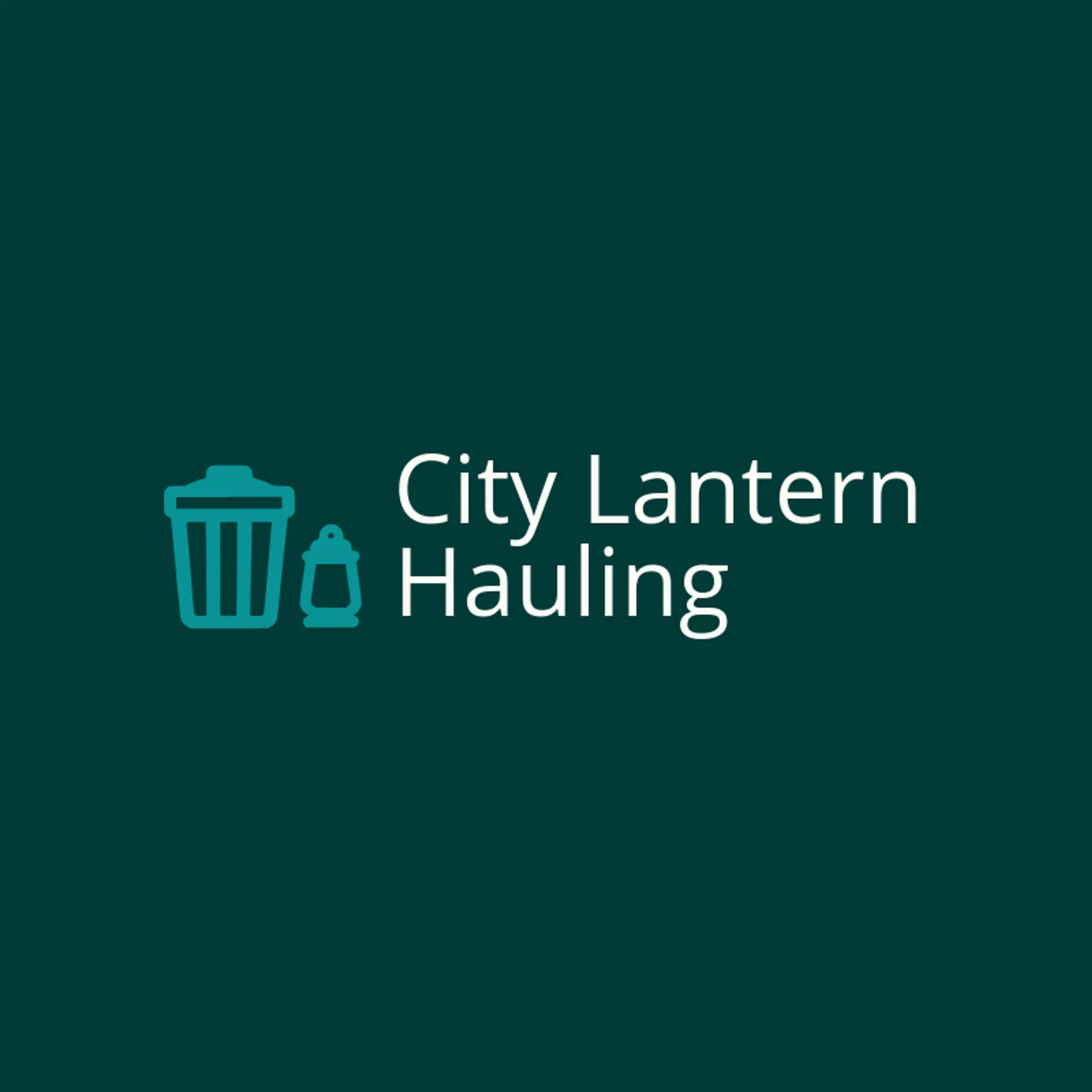City Lantern Hauling logo for garbage