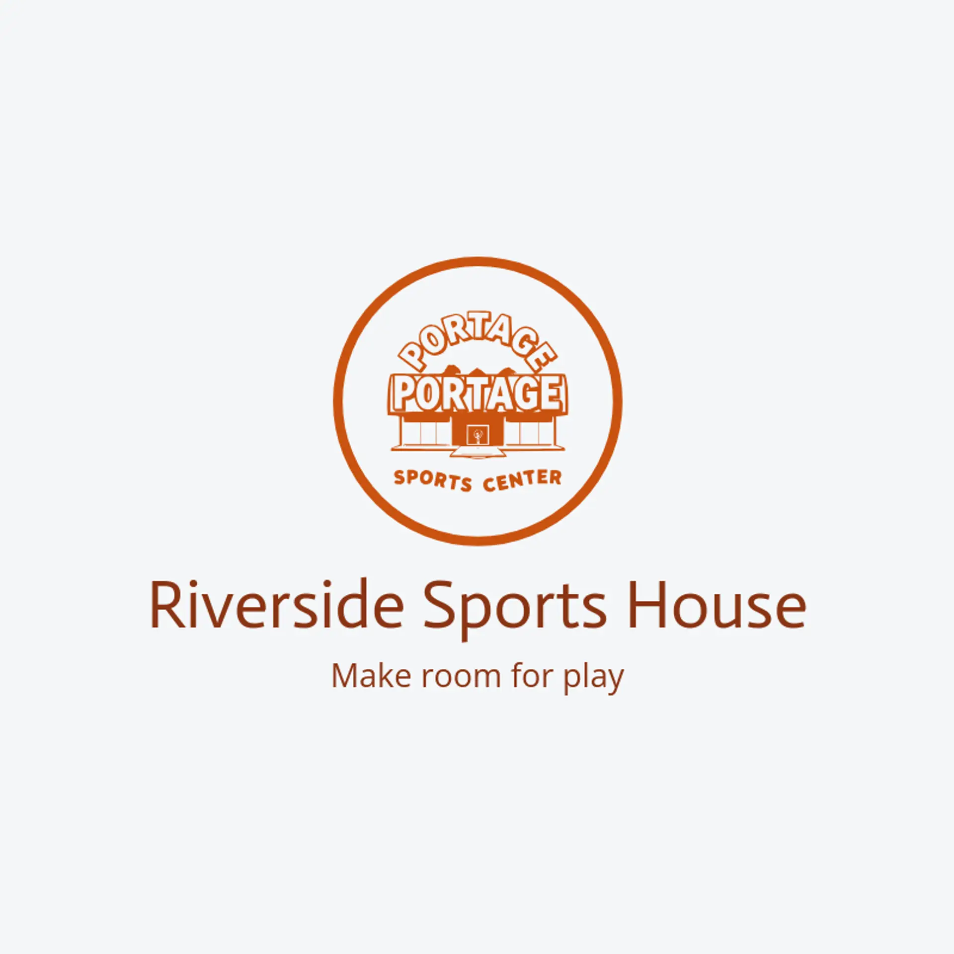 Riverside Sports House logo for sports center