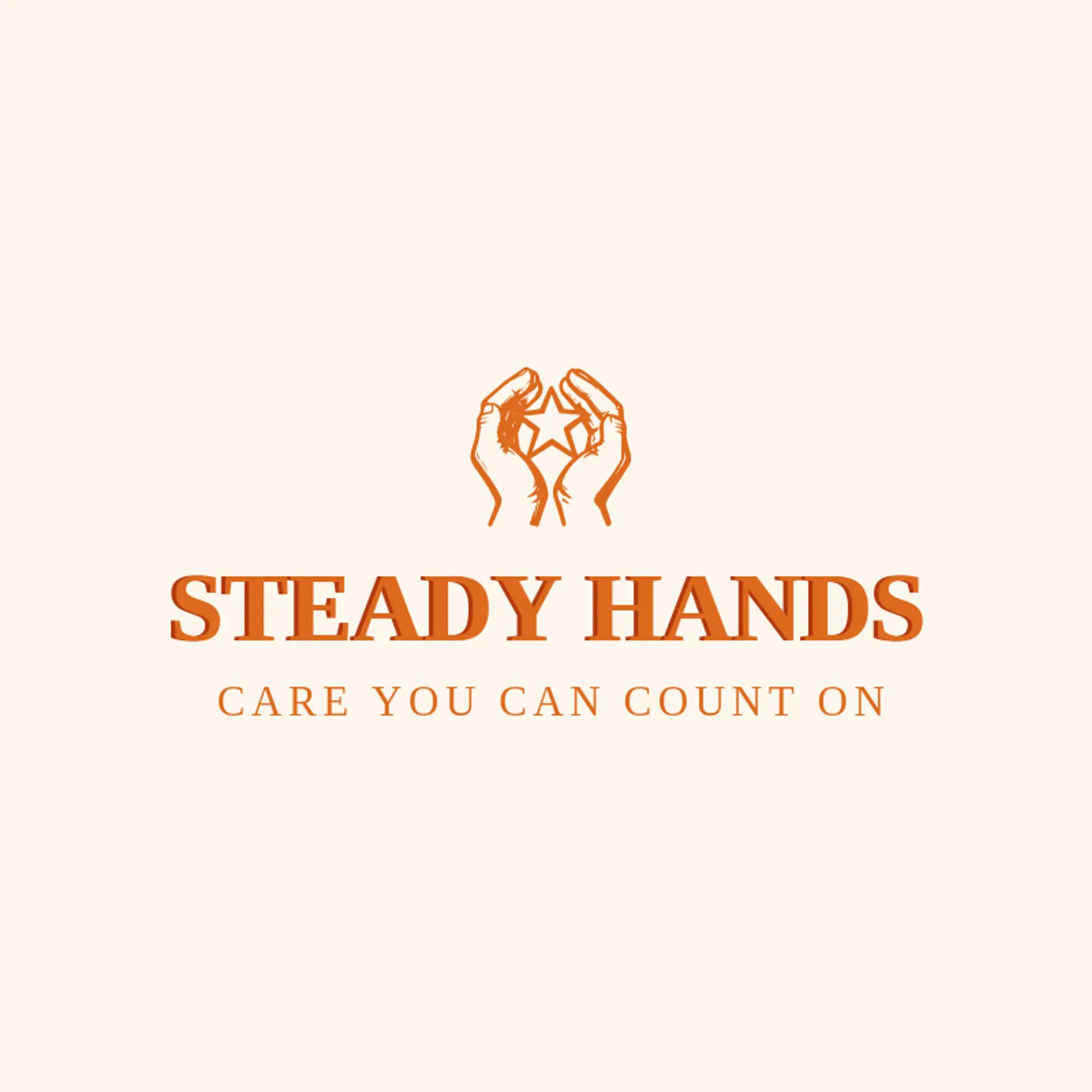 Steady Hands logo for social work
