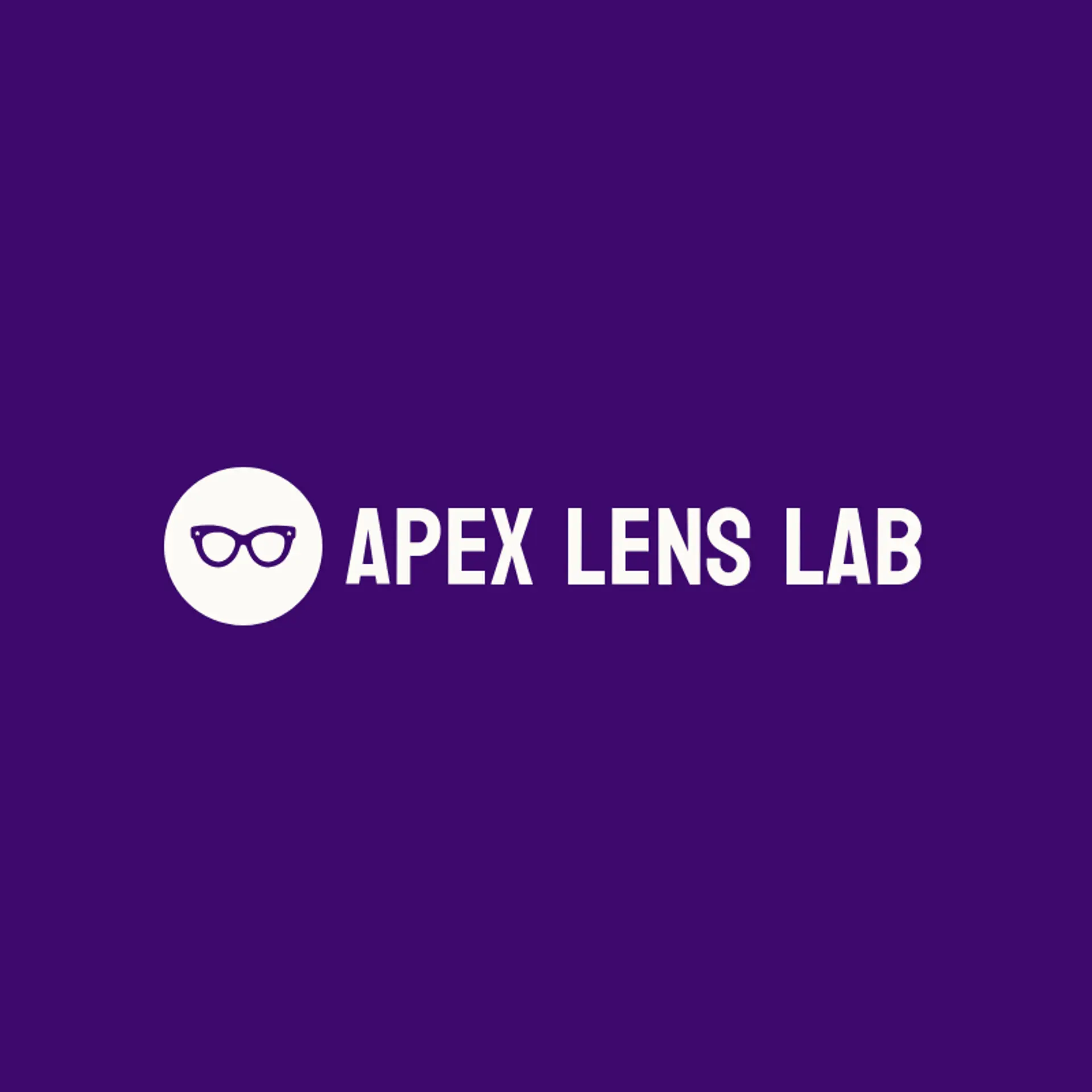 Apex Lens Lab logo for glasses