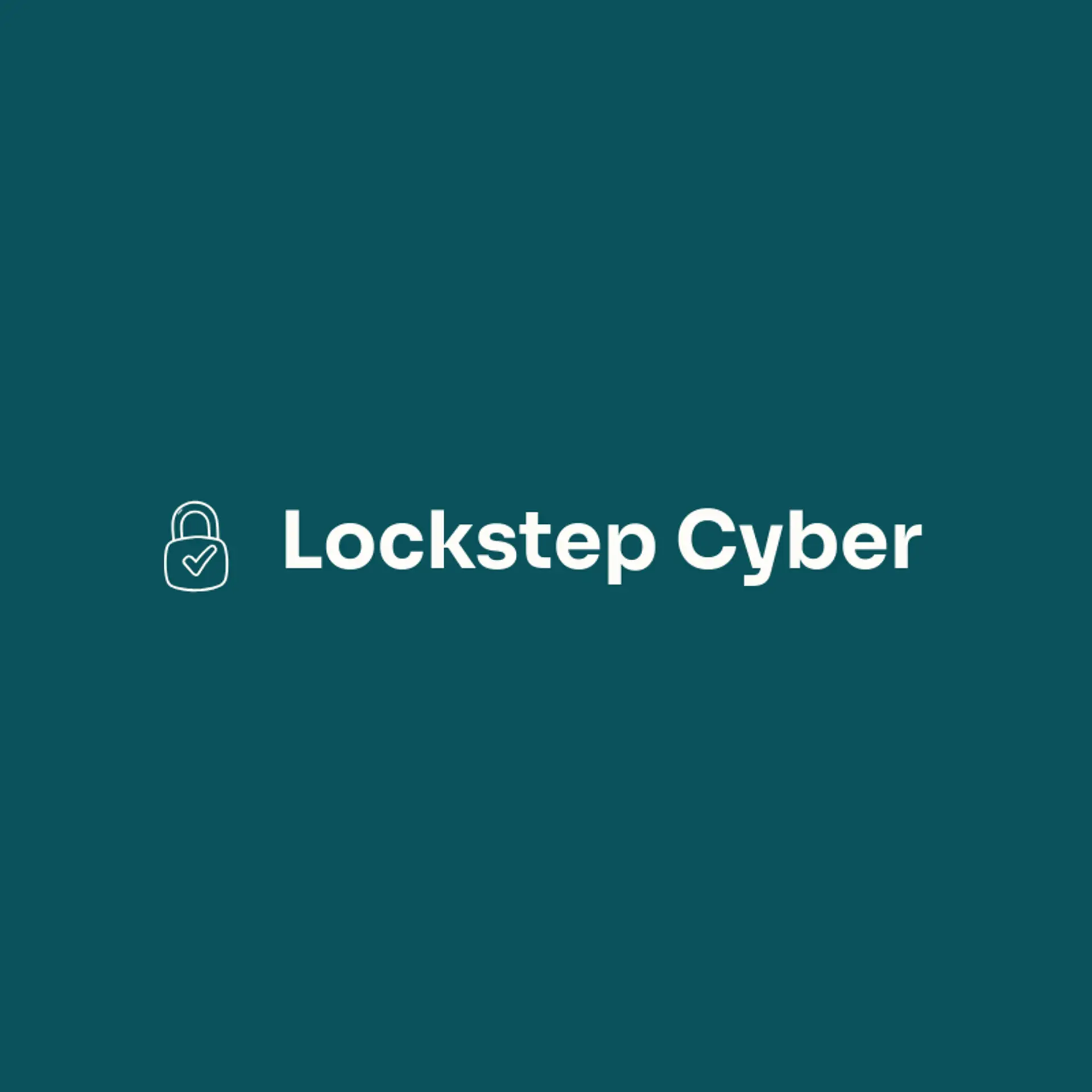 Lockstep Cyber logo for cybersecurity